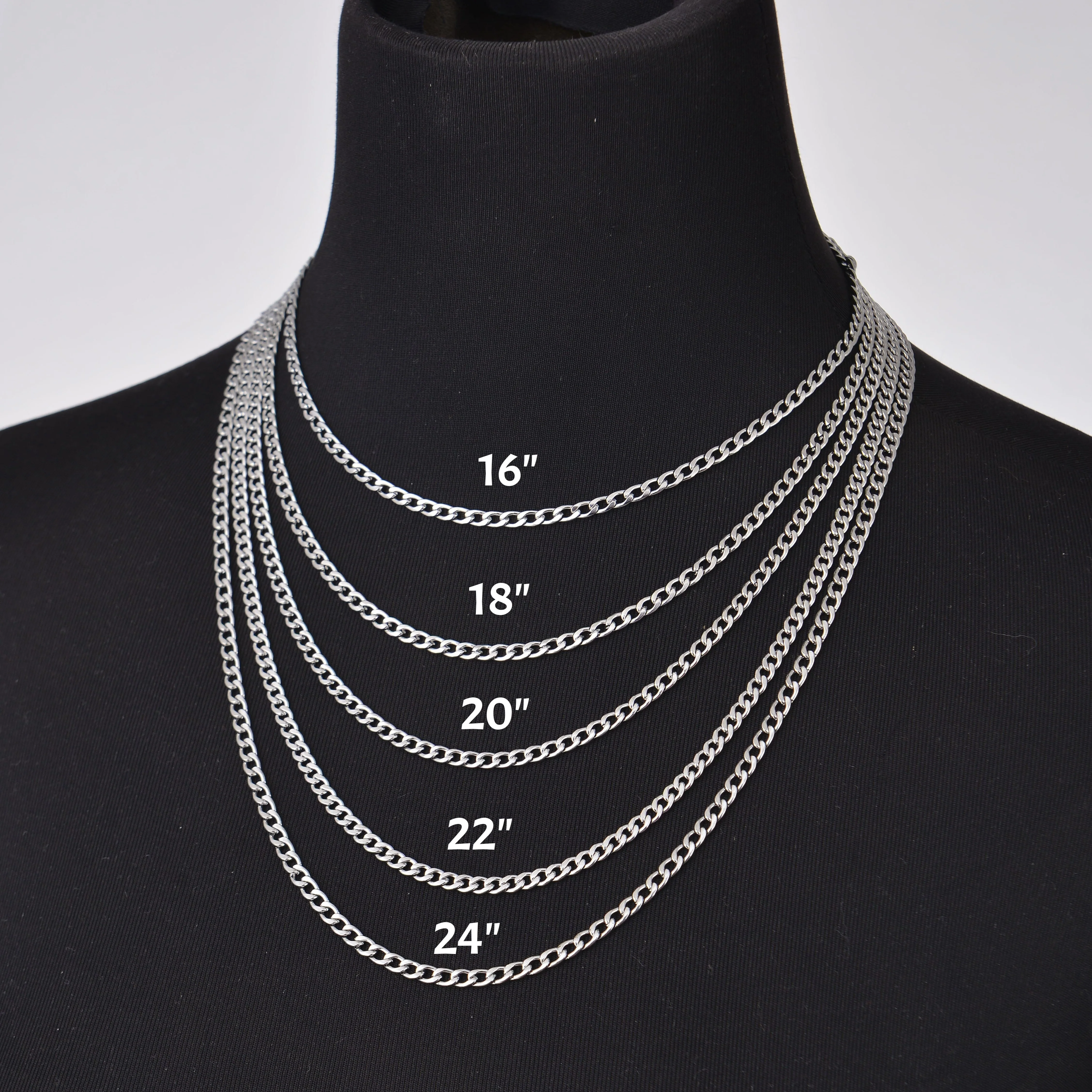 Cuban & Rope Necklace - Image 2