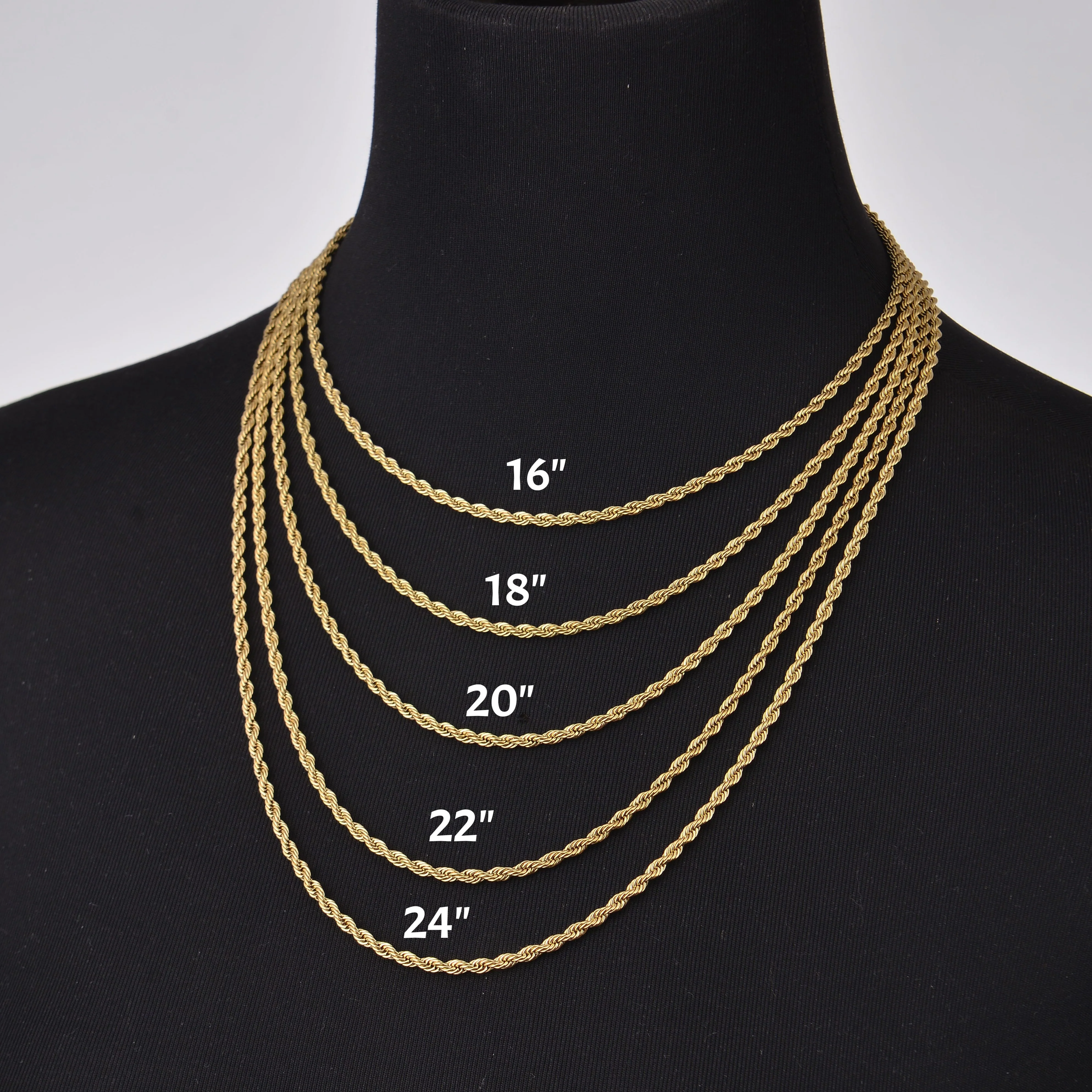 Cuban & Rope Necklace - Image 4