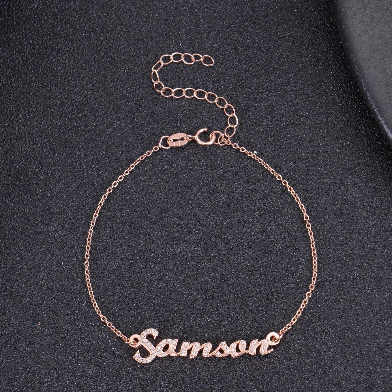 Diamond Studded Name Bracelets - Image 6