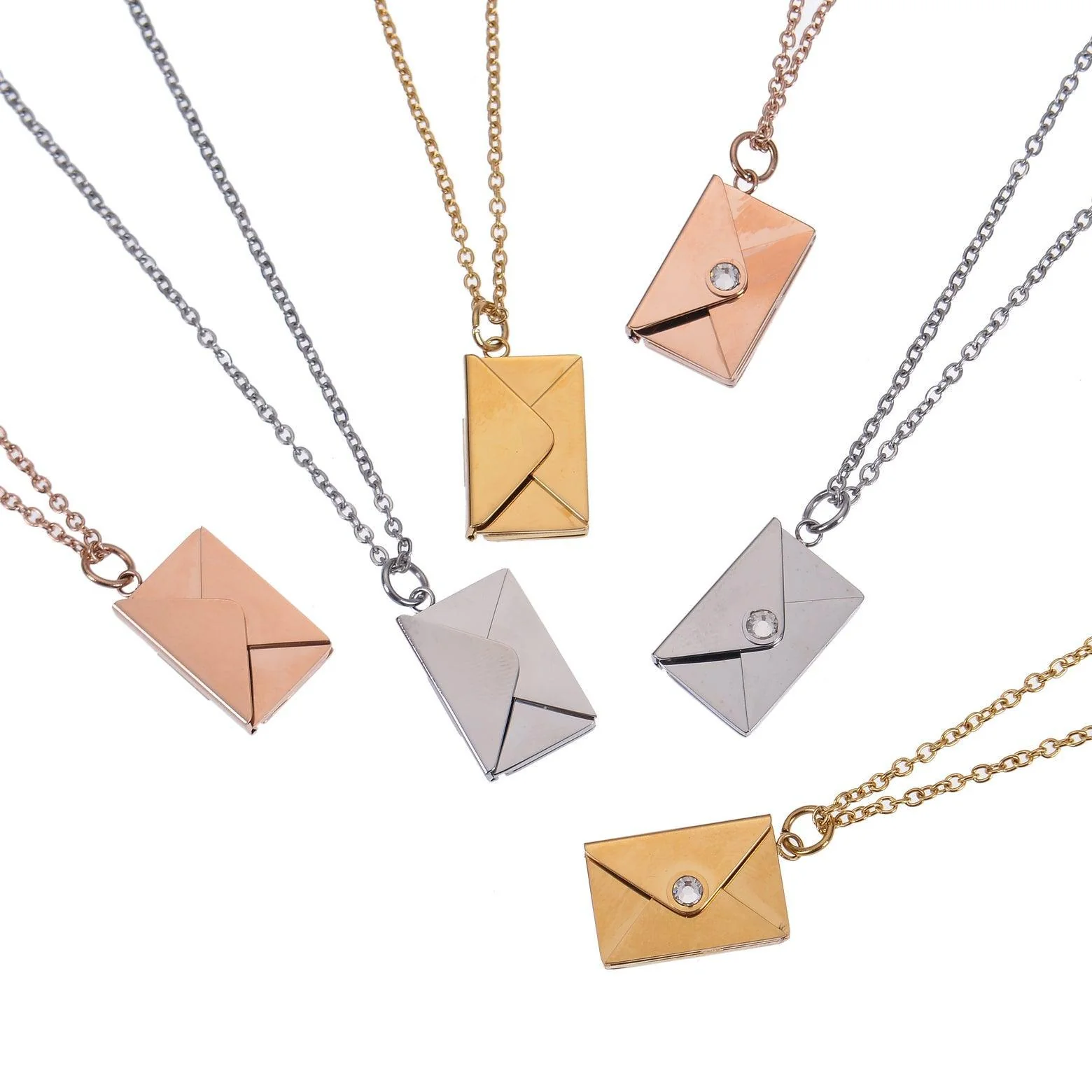 Personalized Text Message Photo Necklace - Image 9