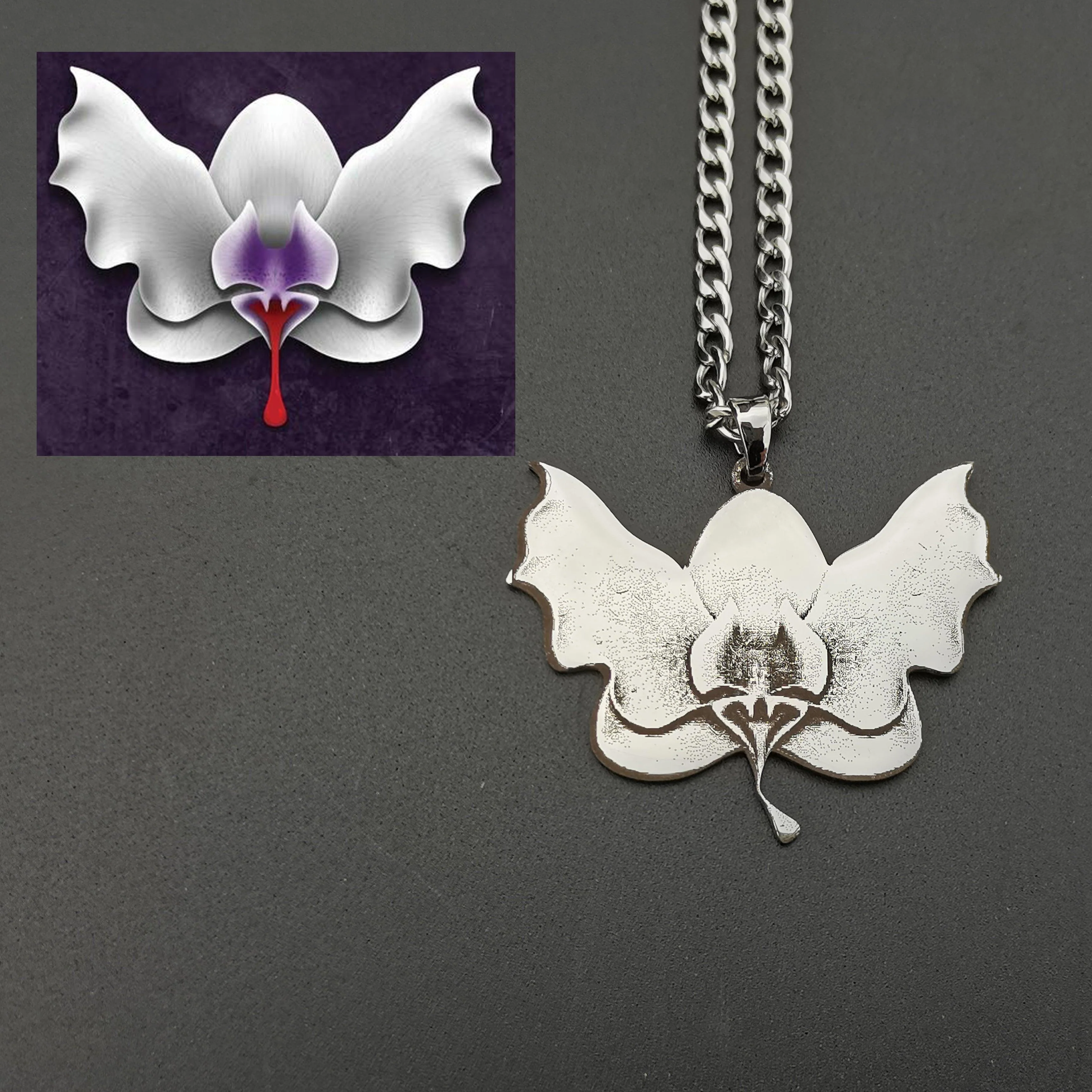 Custom Logo Engraved Photo Pendant Necklace - Image 15