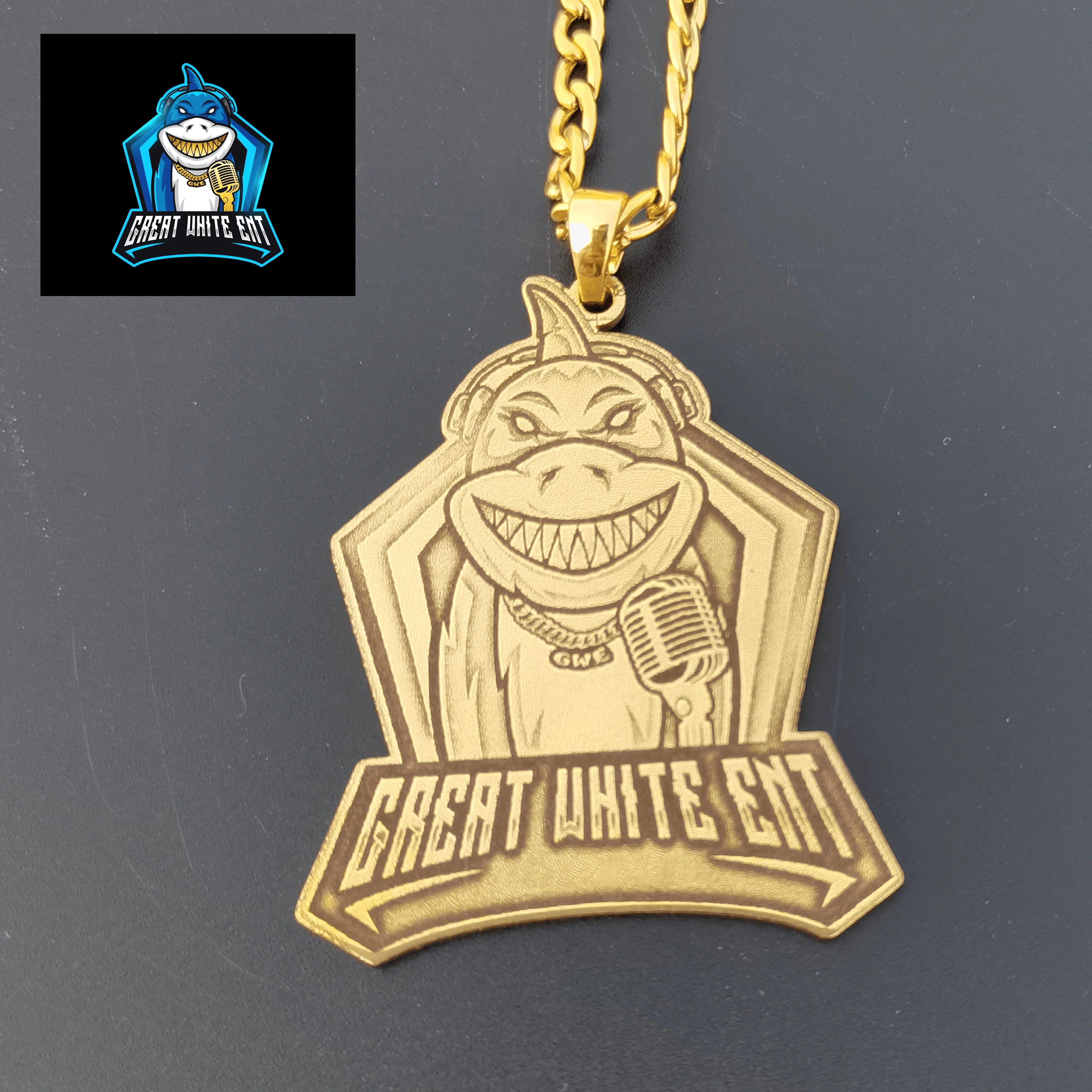 Custom Logo Engraved Photo Pendant Necklace - Image 18