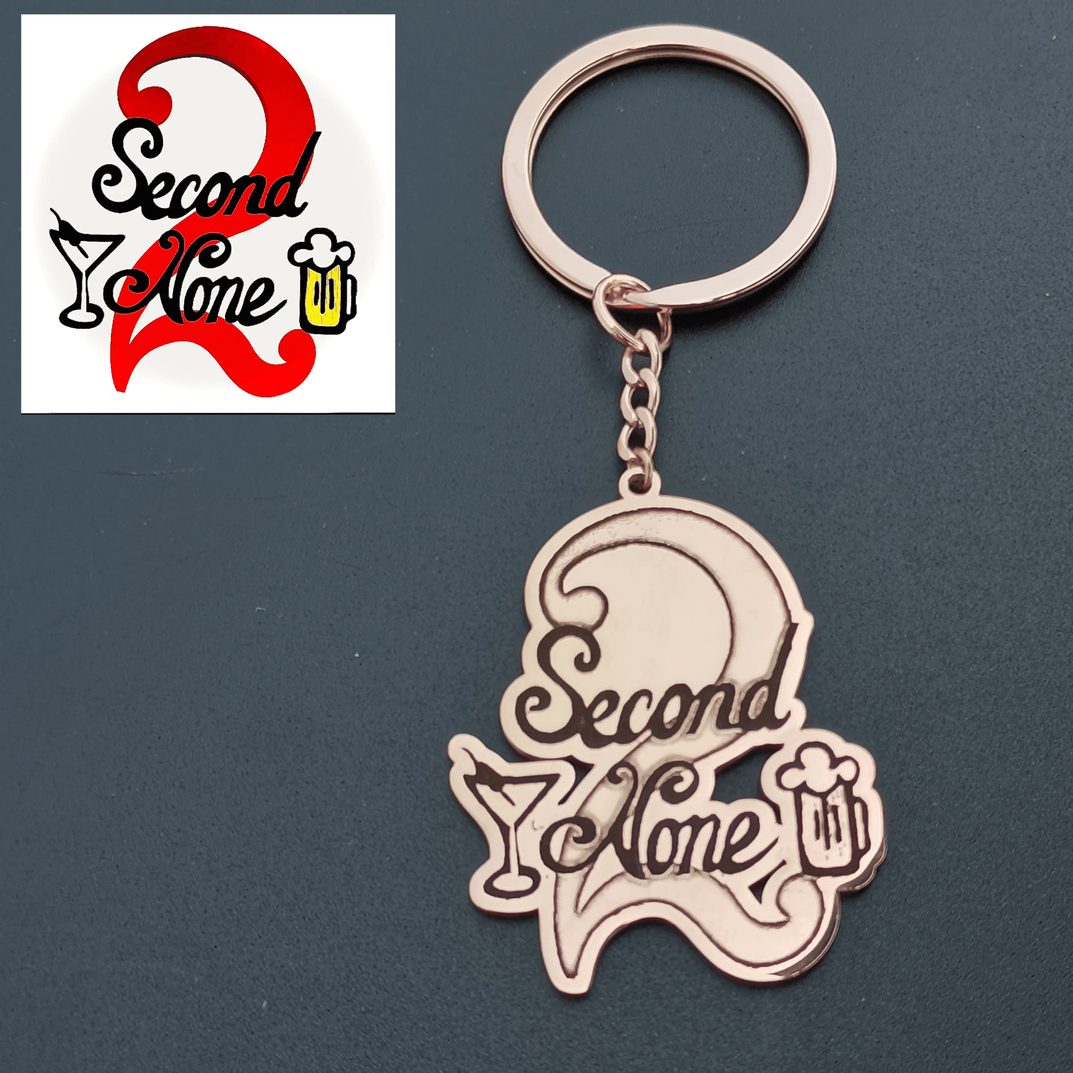 Logo Engraved Photo Keychain - Image 4