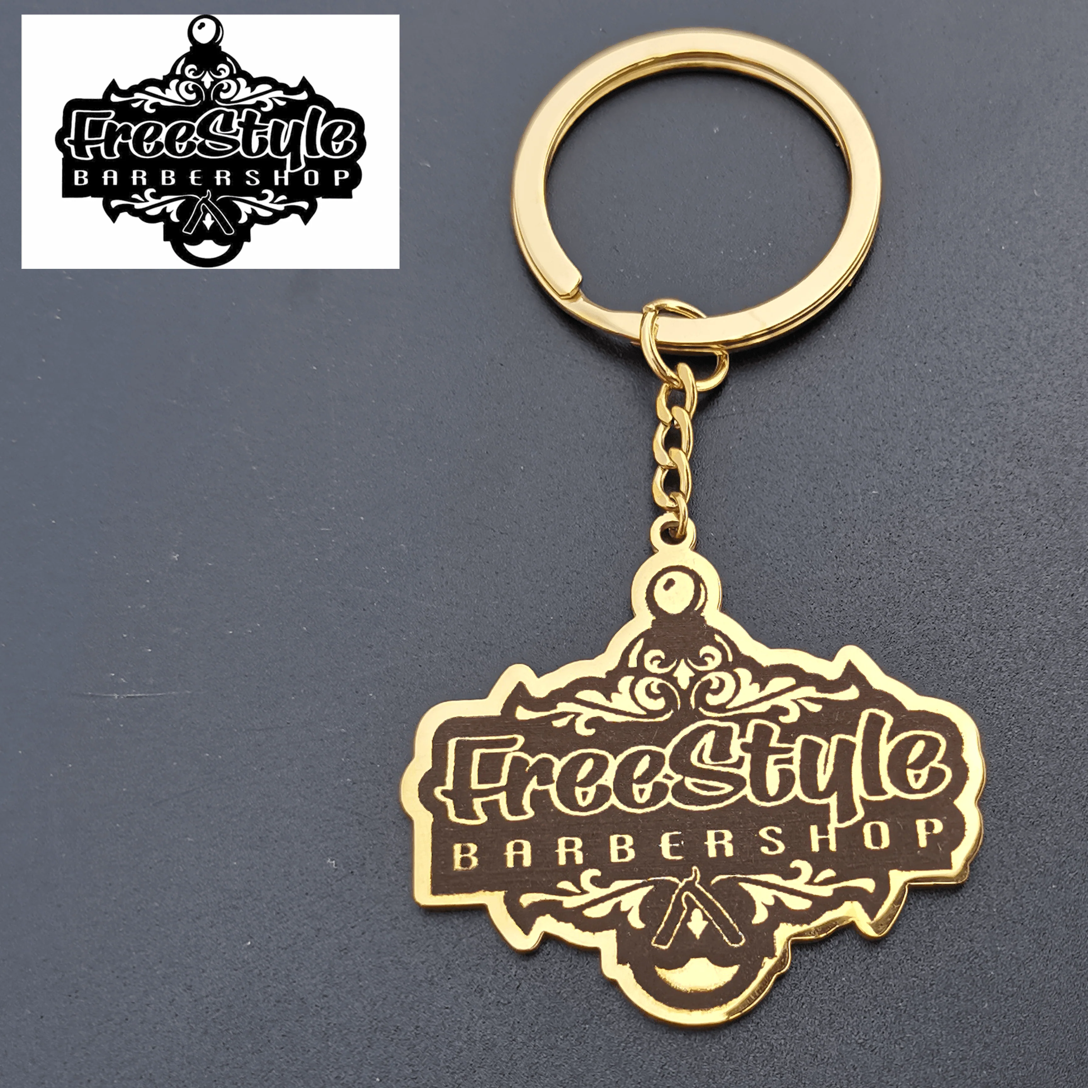 Logo Engraved Photo Keychain - Image 5