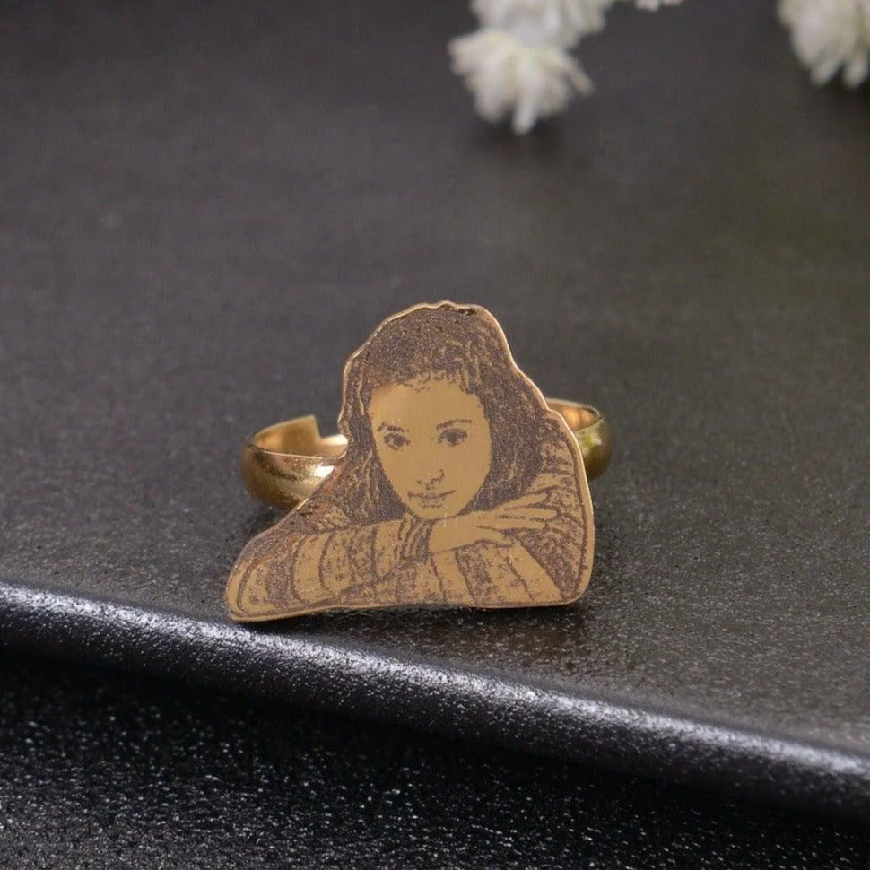 Personalized Adjustable Photo Portrait Ring - Image 3