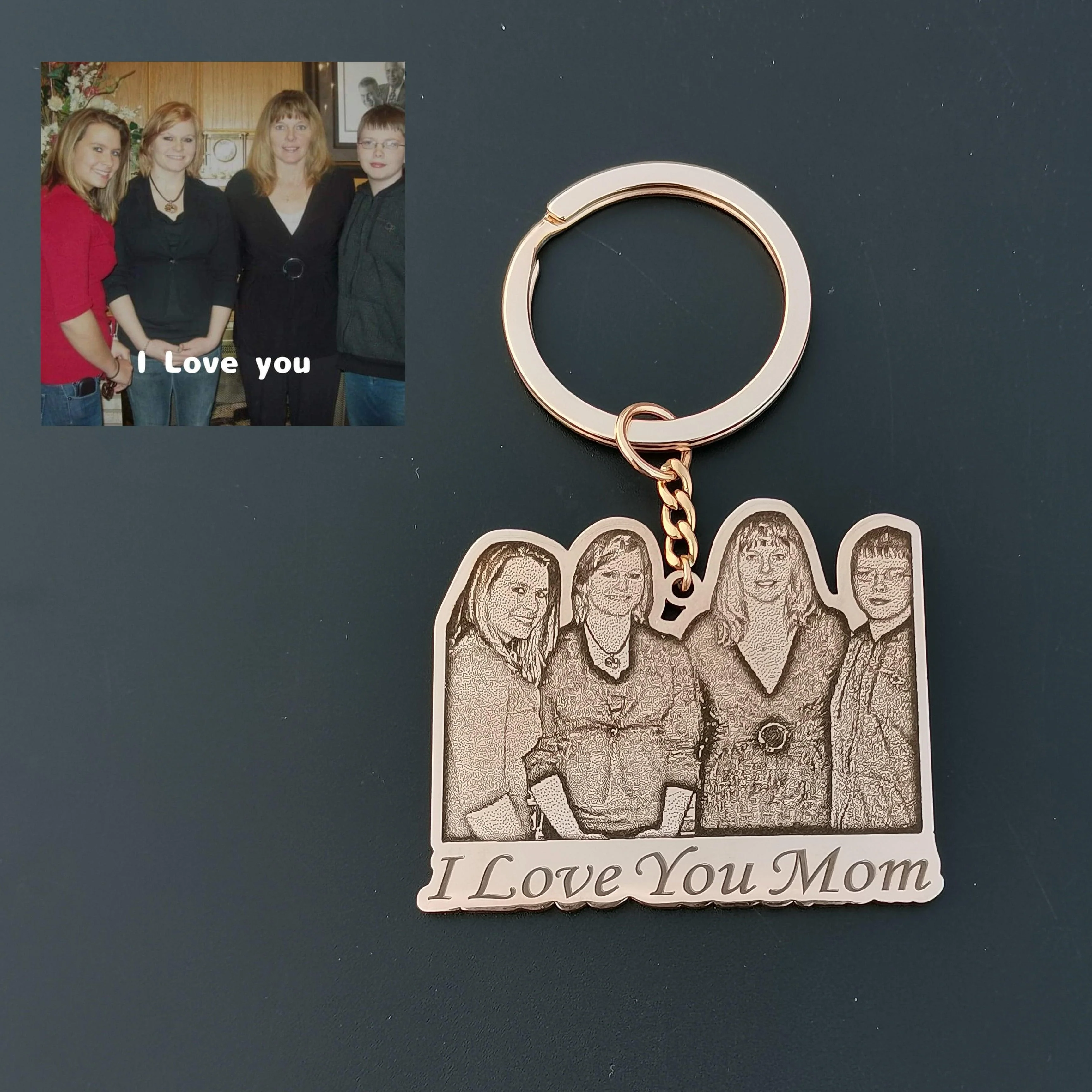 Custom Photo Engraved Keychain - Image 16