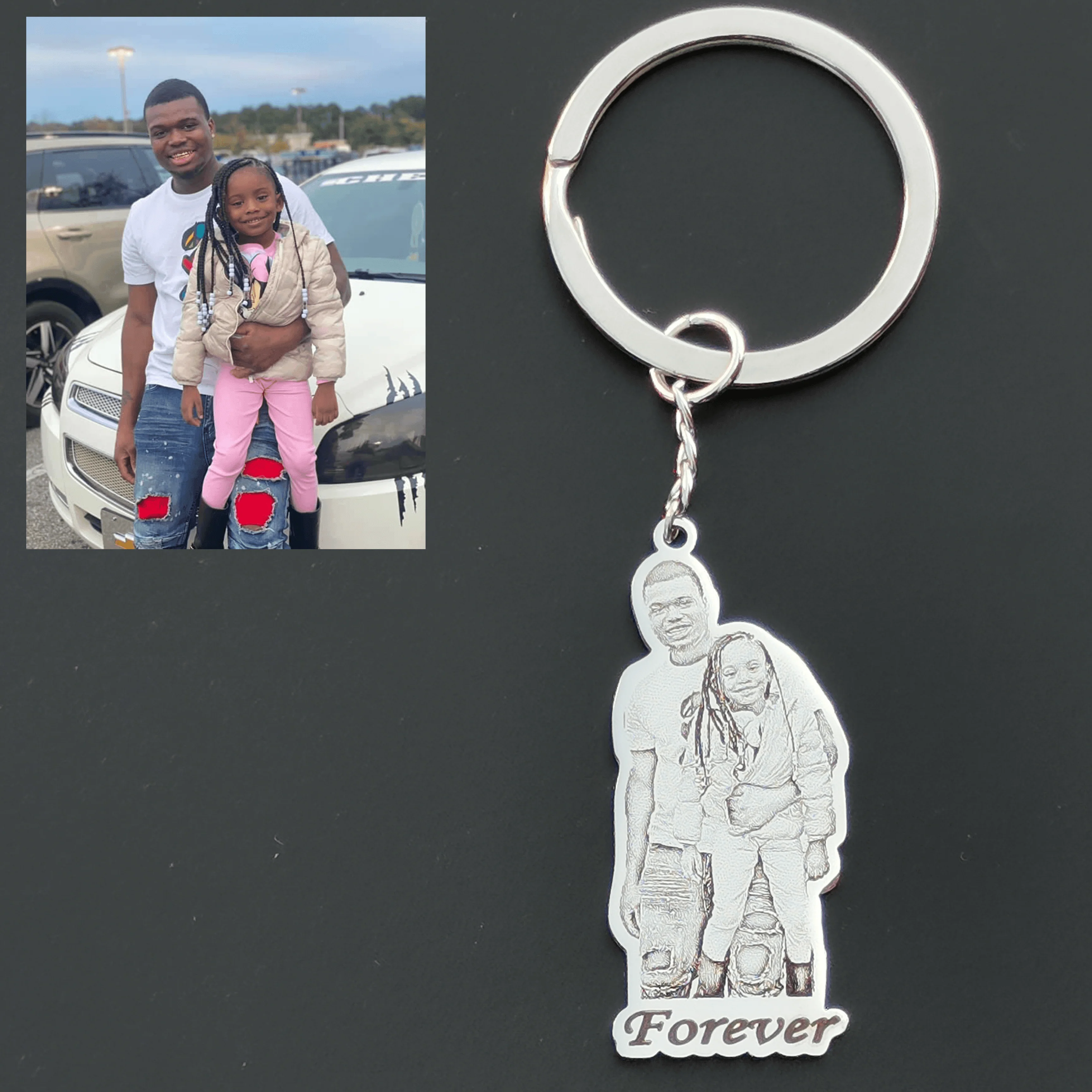 Custom Photo Engraved Keychain - Image 20