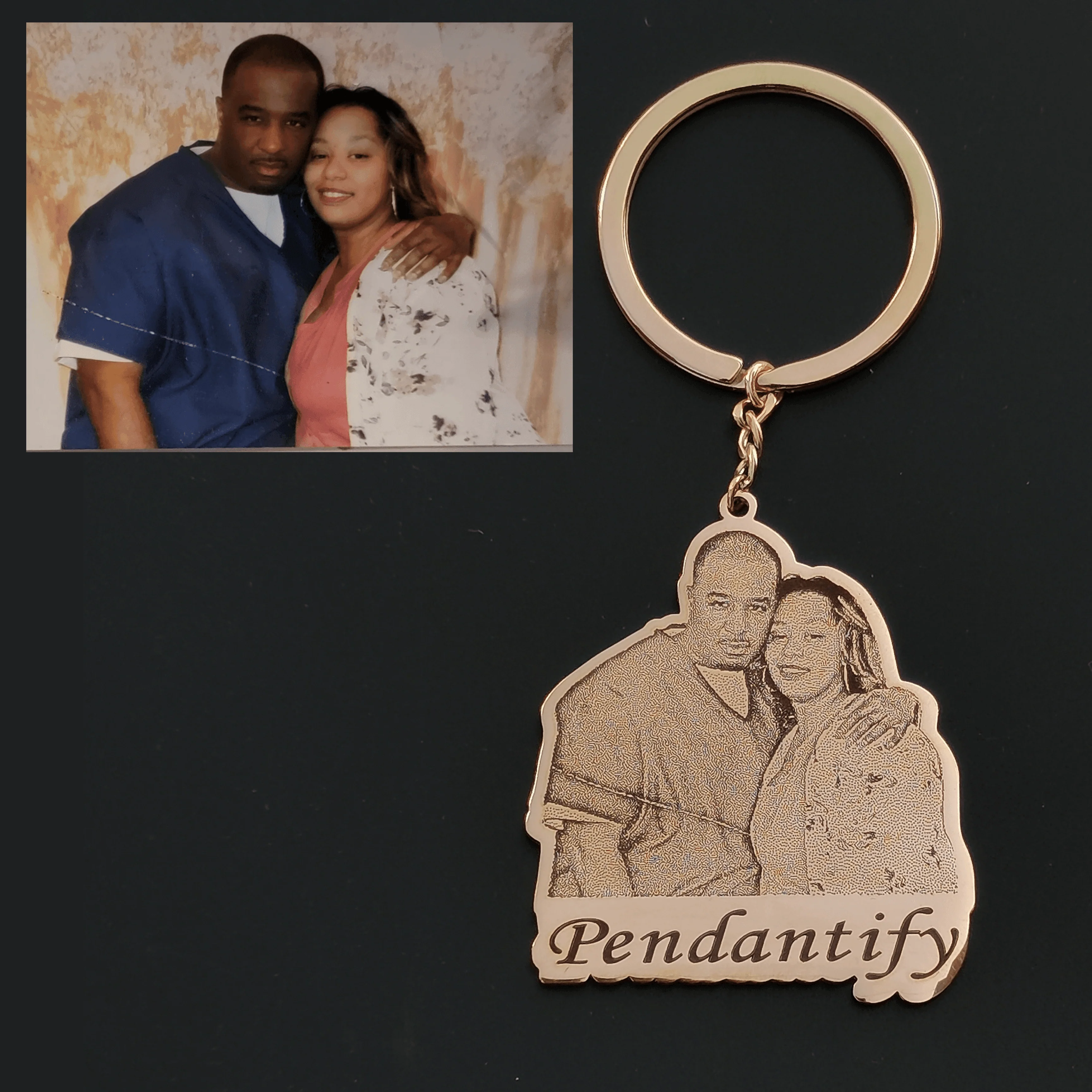 Custom Photo Engraved Keychain - Image 21