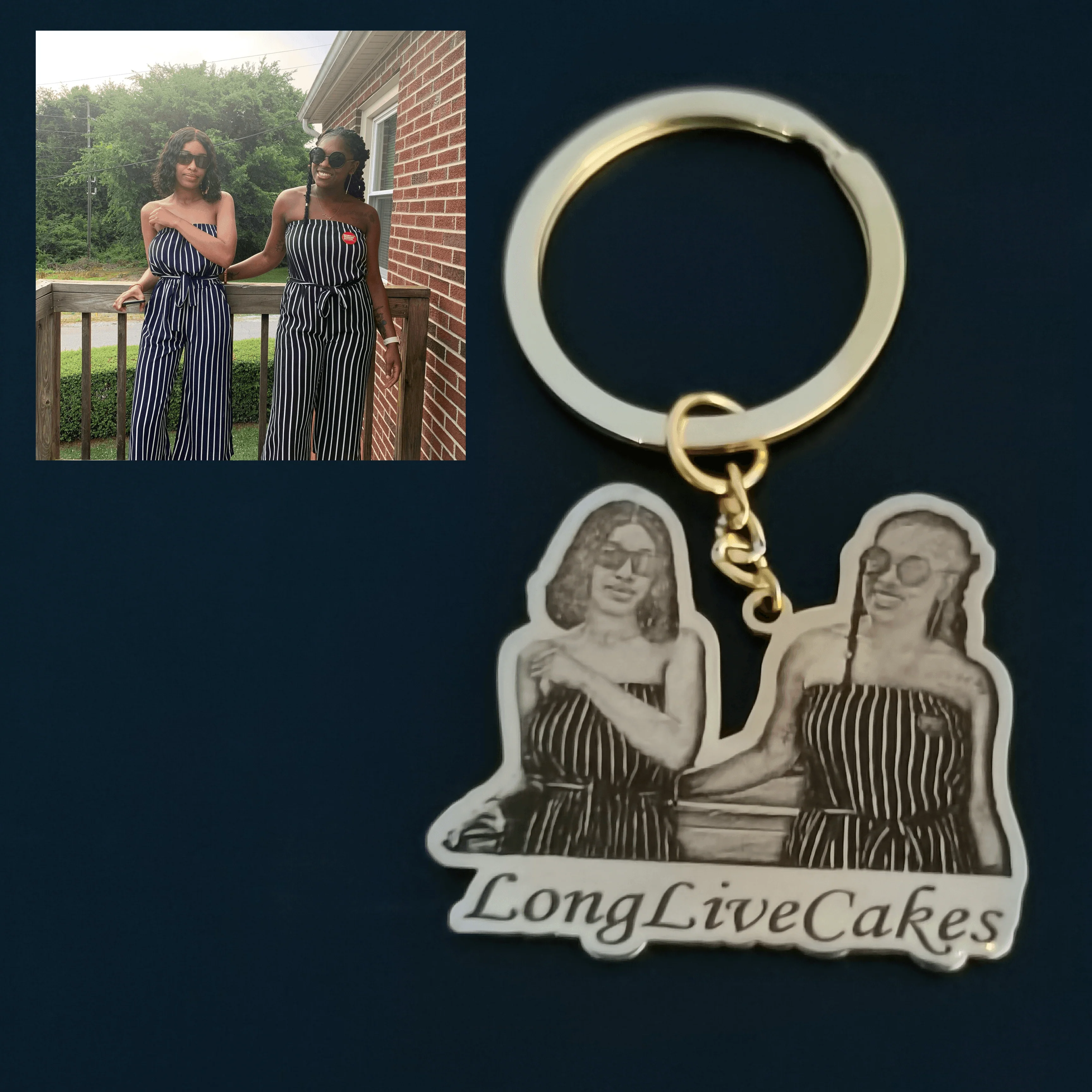 Custom Photo Engraved Keychain - Image 22