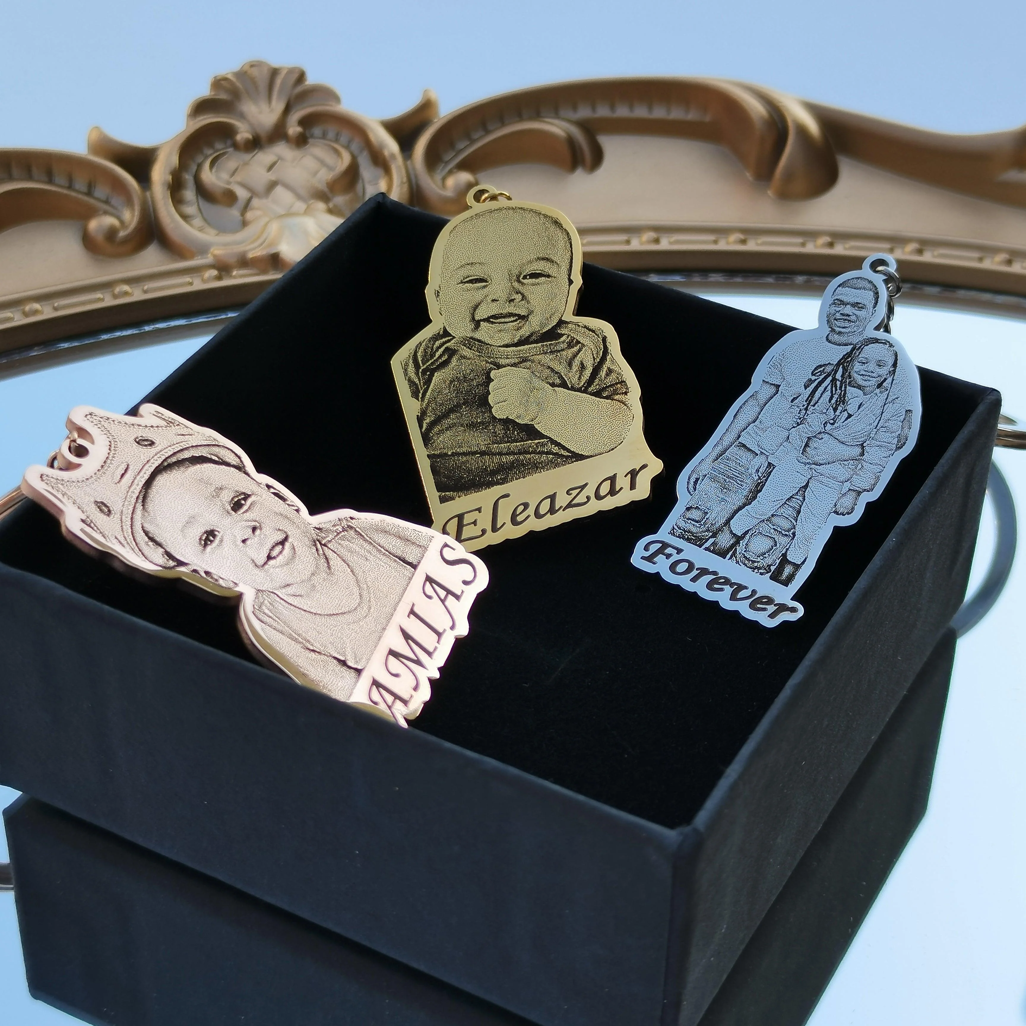 Custom Photo Engraved Keychain - Image 29