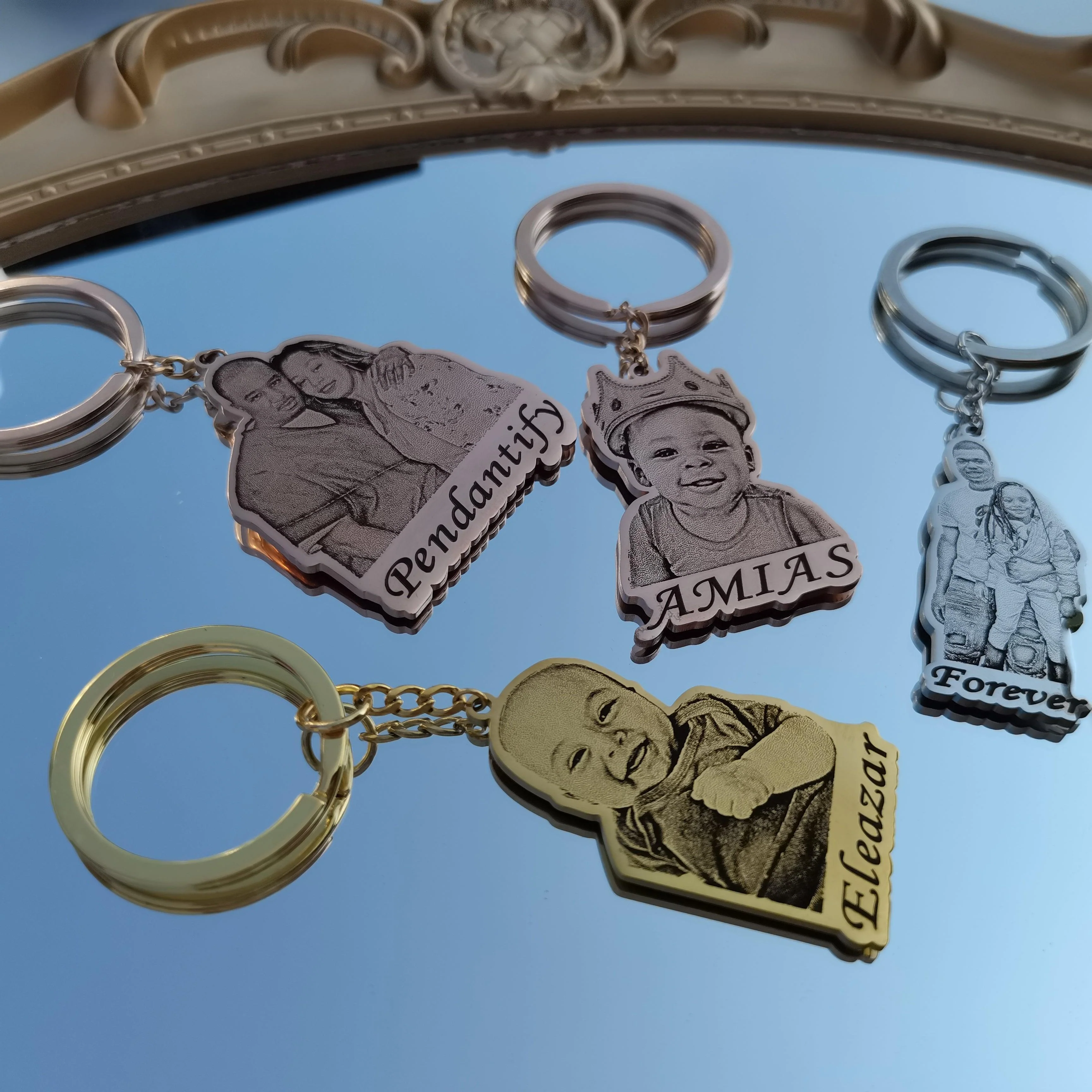 Custom Photo Engraved Keychain - Image 30