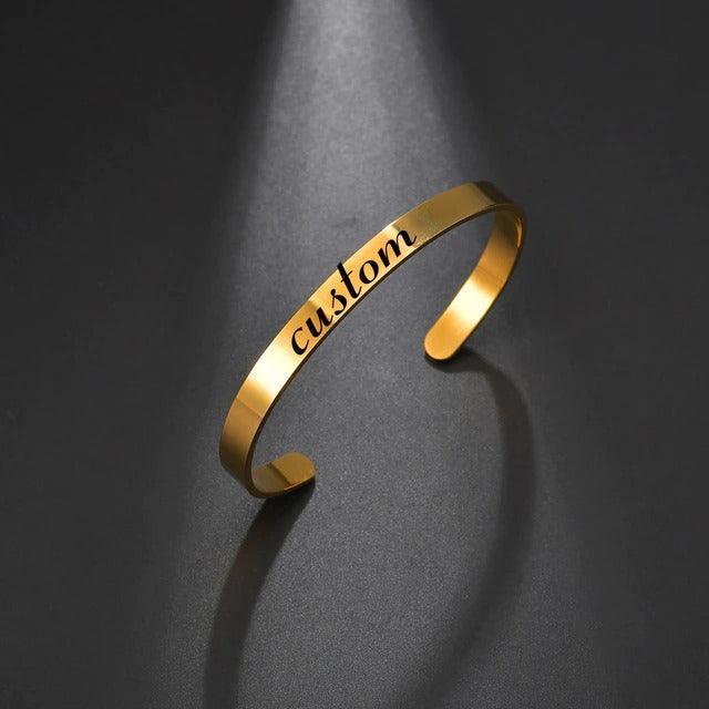 Words Bar Bracelets In Multiple Styles and Fonts - Image 12