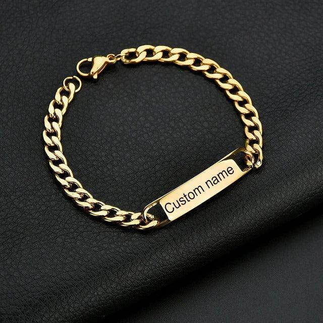 Words Bar Bracelets In Multiple Styles and Fonts - Image 6