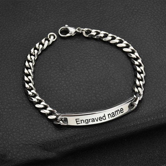 Words Bar Bracelets In Multiple Styles and Fonts - Image 7