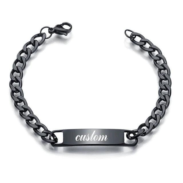 Words Bar Bracelets In Multiple Styles and Fonts - Image 8