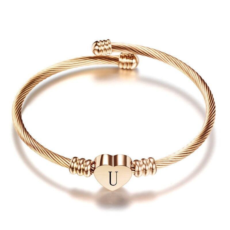 Heart Initial Bracelet - Image 22