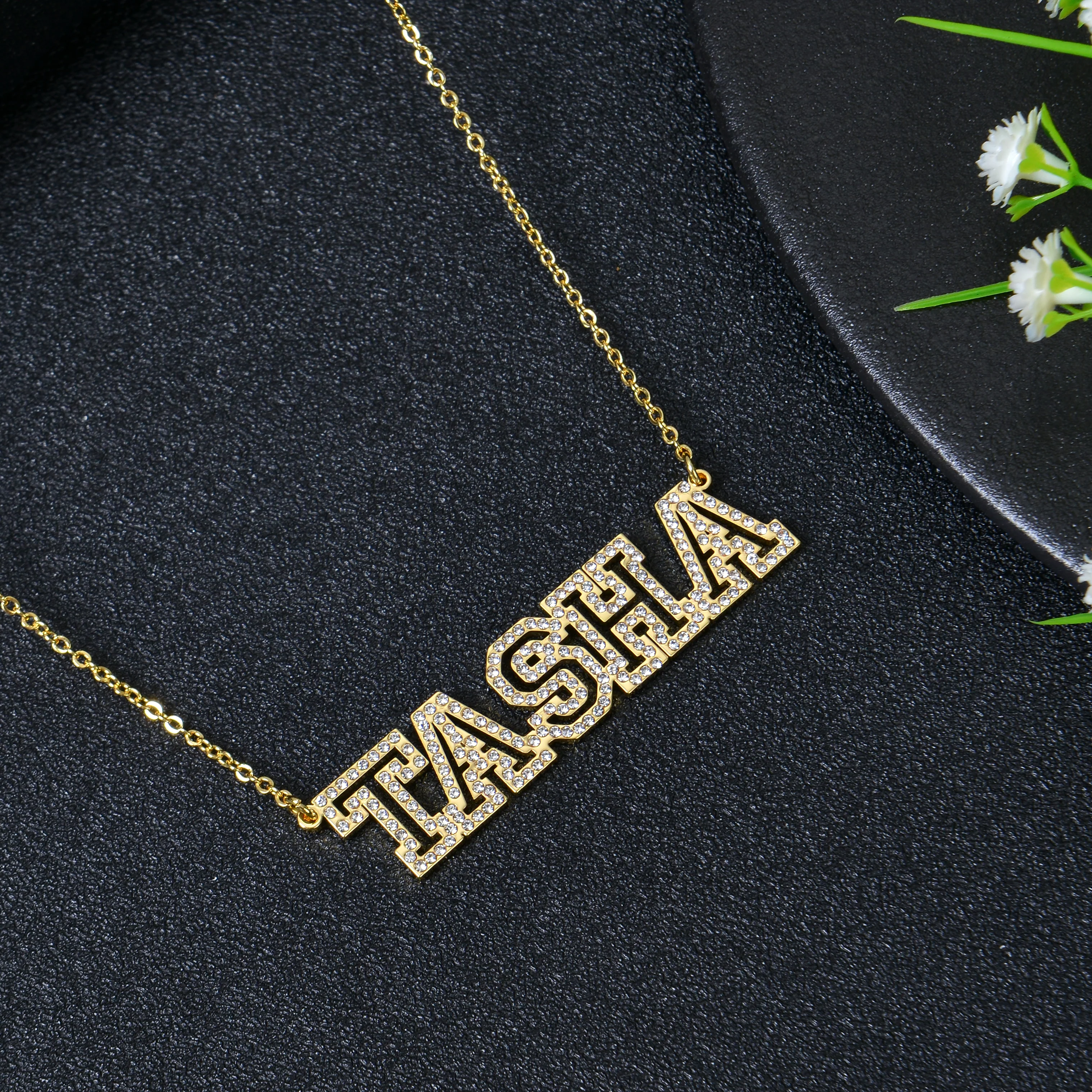 Iced Out Personalized Name Pendant - Image 4