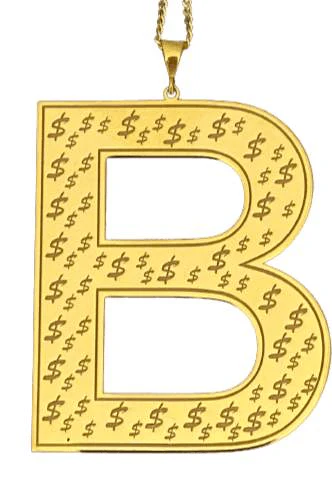 Large Initial Necklace - Image 6