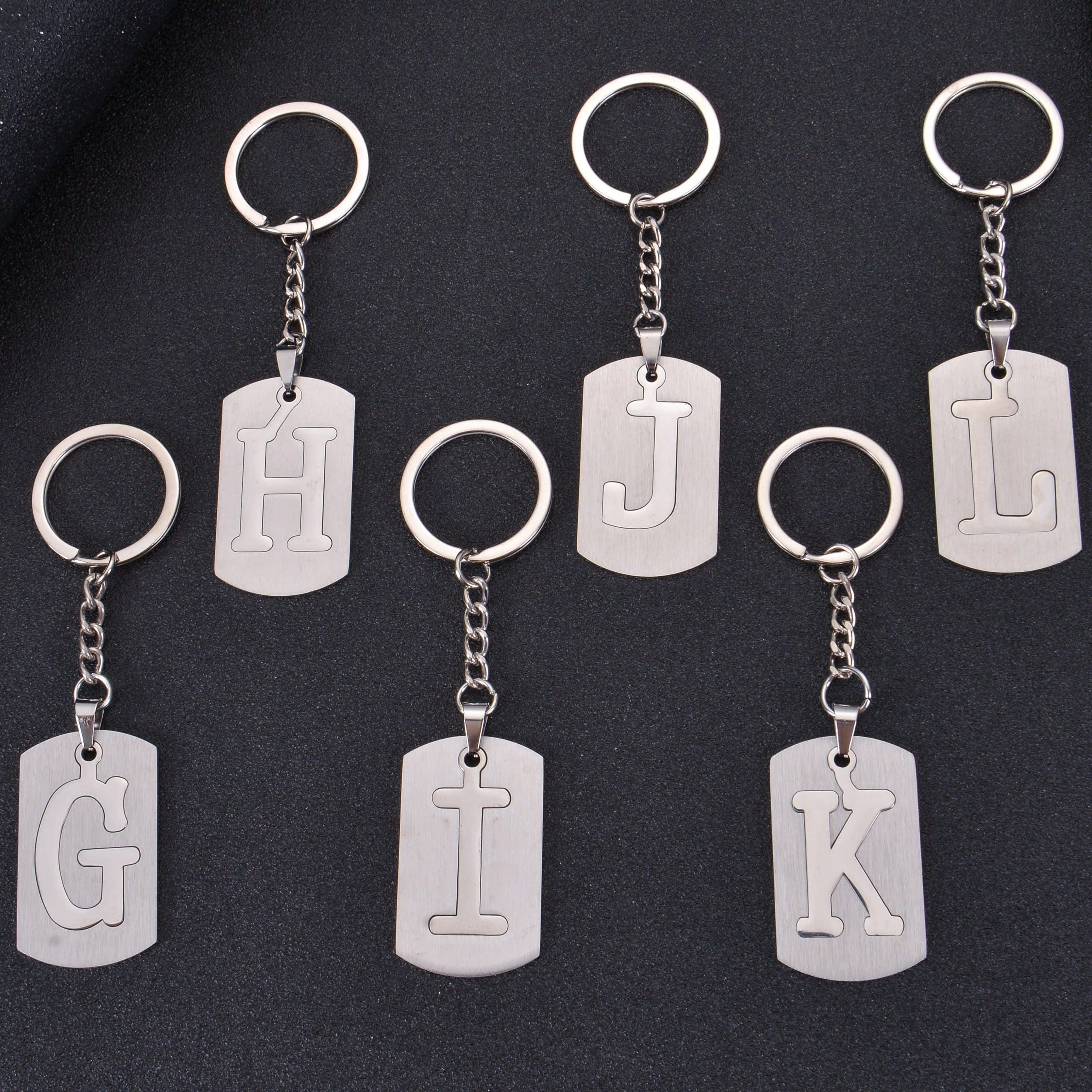 Personalized A-Z Initial Keychain - Image 7