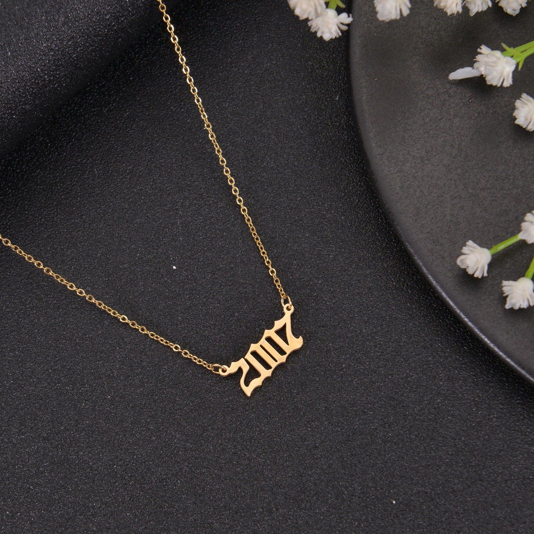 Personalized Birth Year Necklace - Image 8