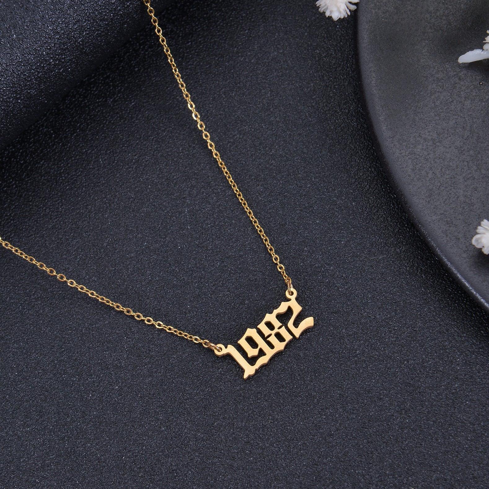 Personalized Birth Year Necklace - Image 9