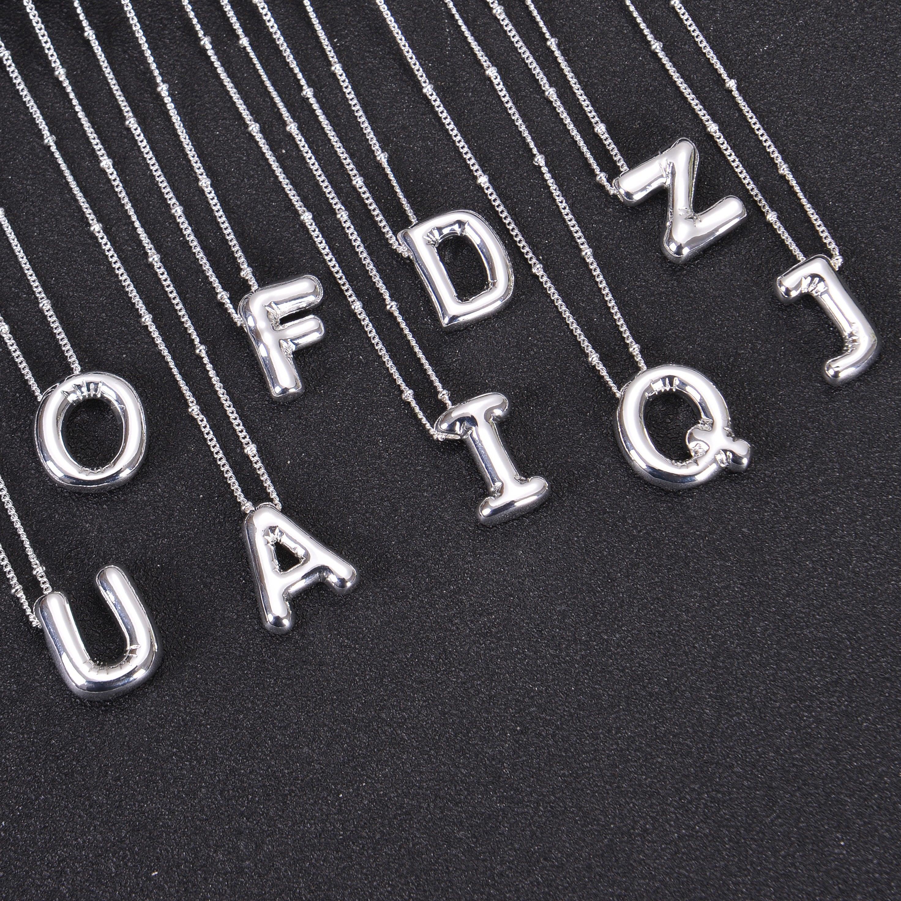 Personalized Bold Initial Necklace - Image 10