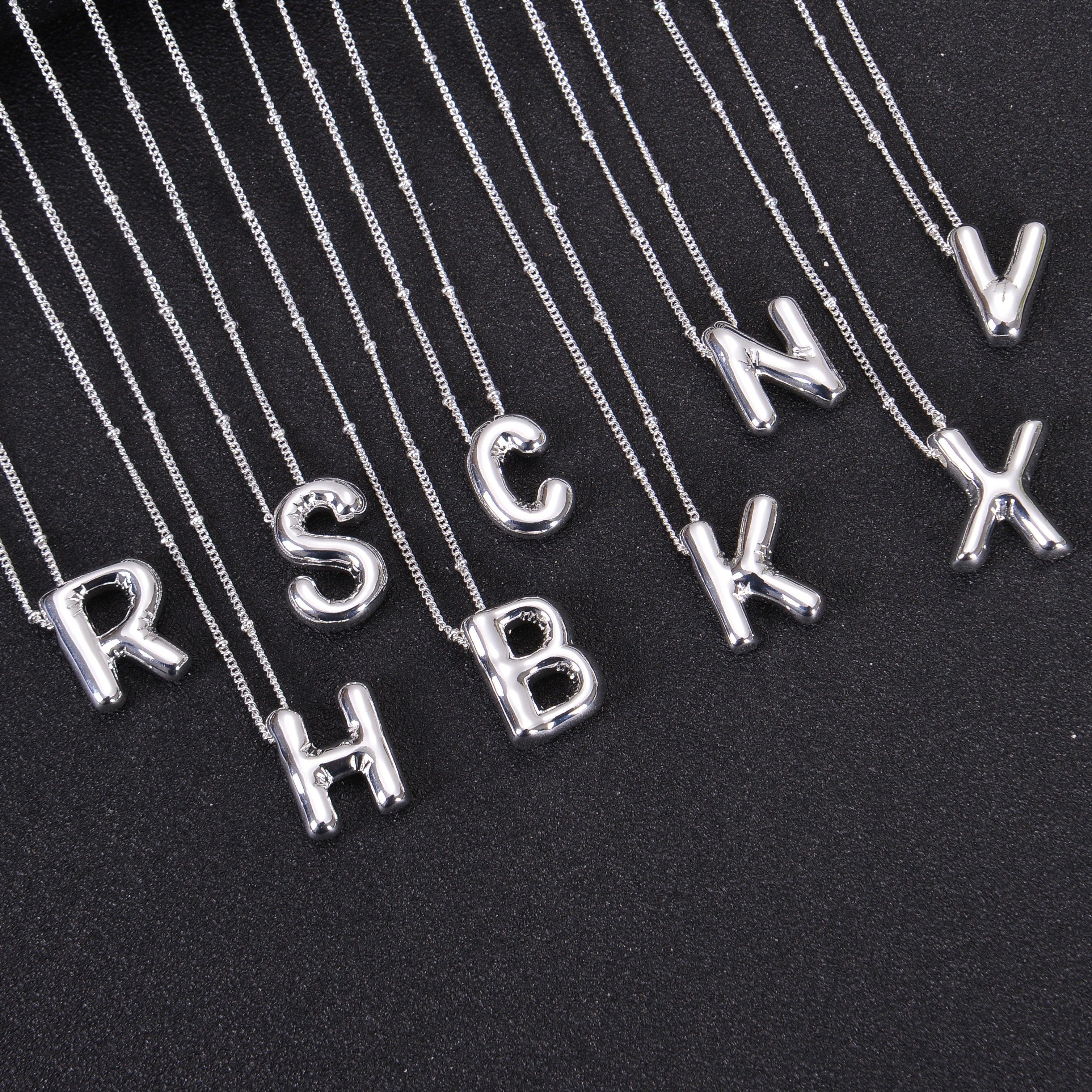 Personalized Bold Initial Necklace - Image 11