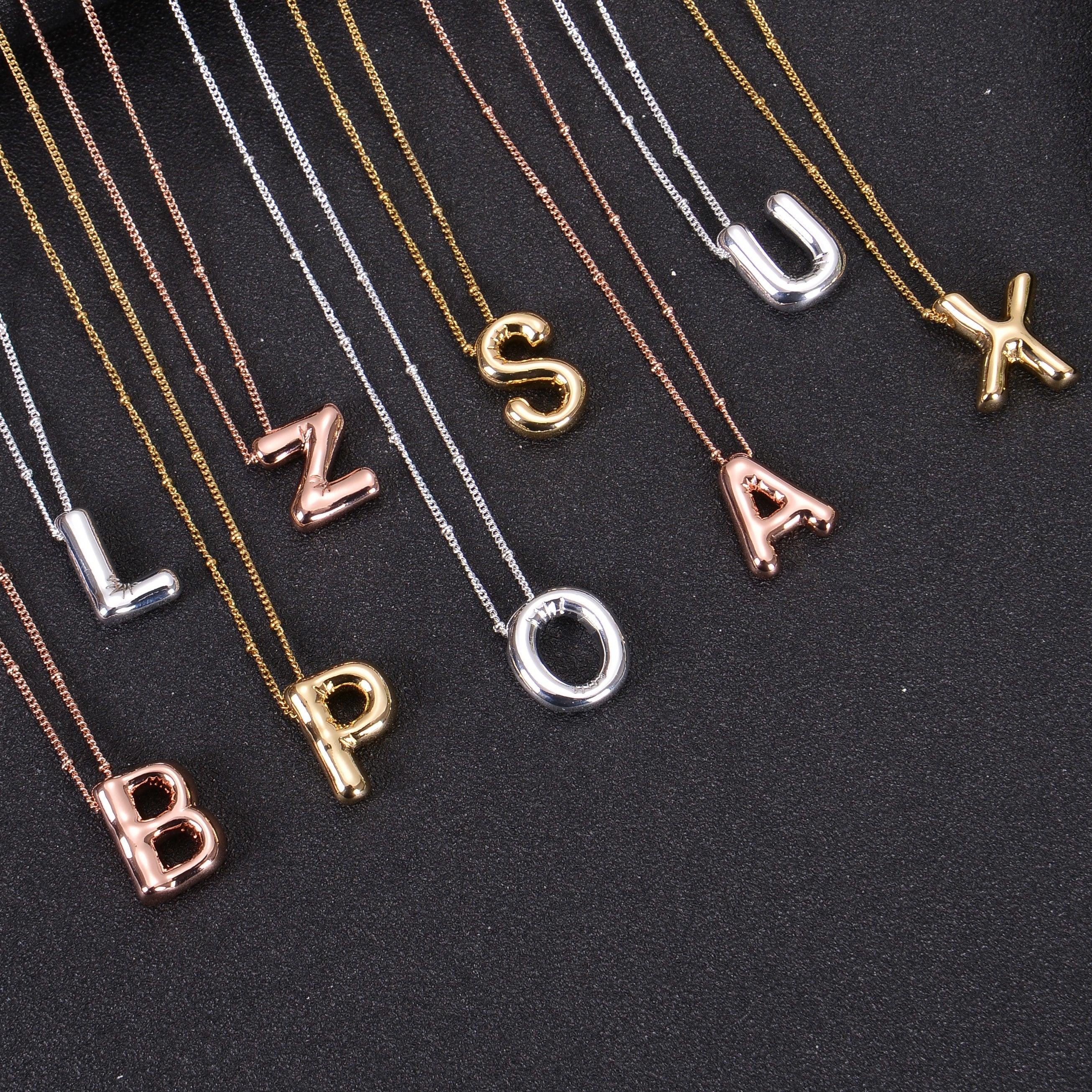 Personalized Bold Initial Necklace - Image 13