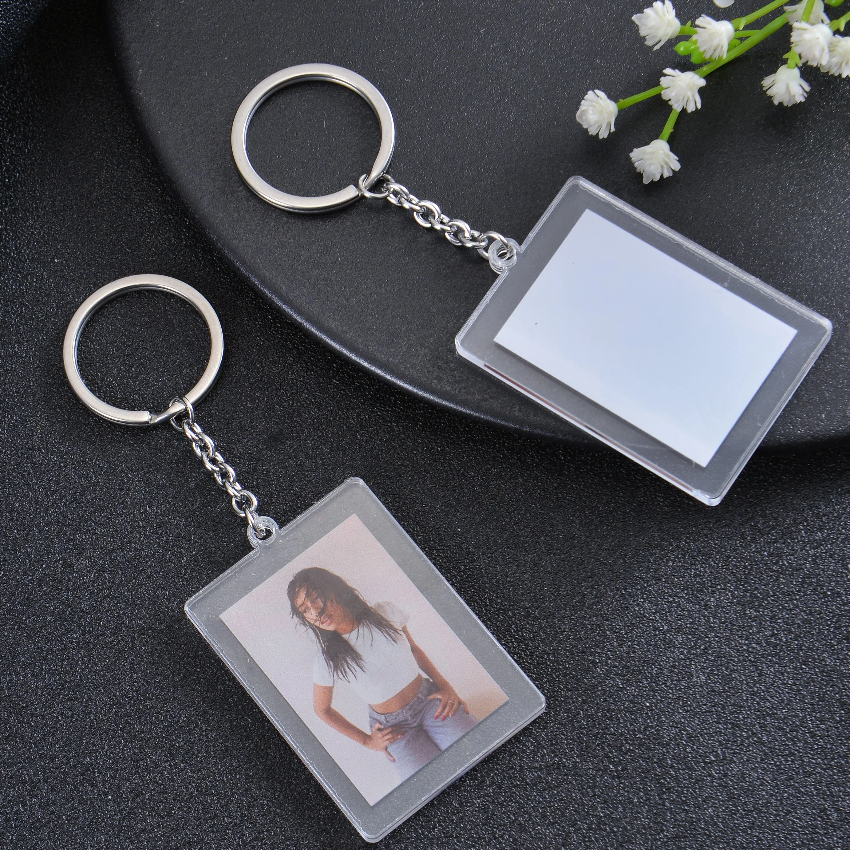 Personalized Colorful Photo Acrylic Keychain - Image 8