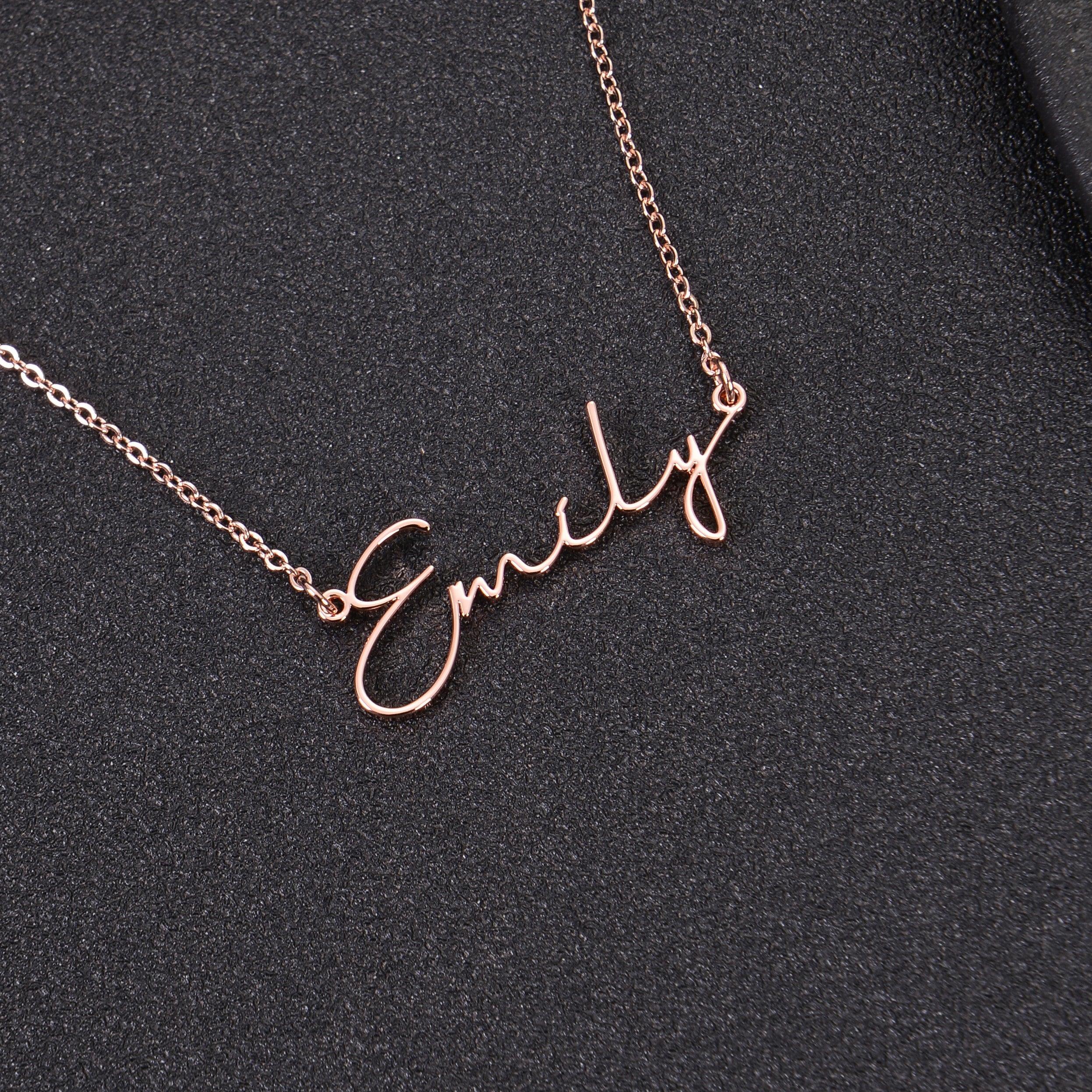 Personalized Cursive Name Necklace - Image 4