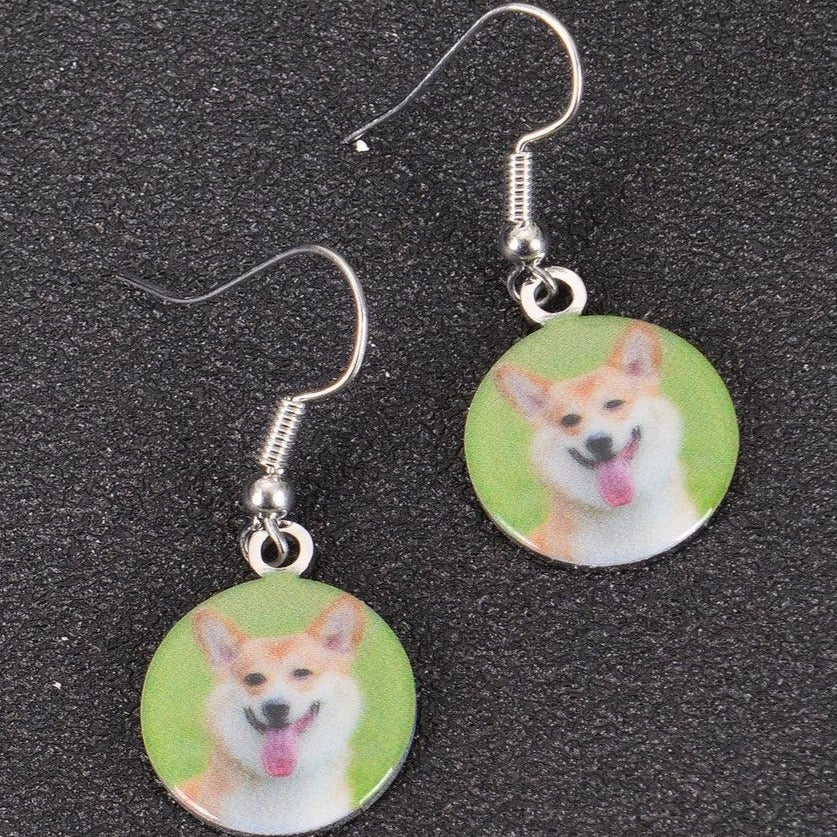 Personalized Photo Drop Earrings - Image 2