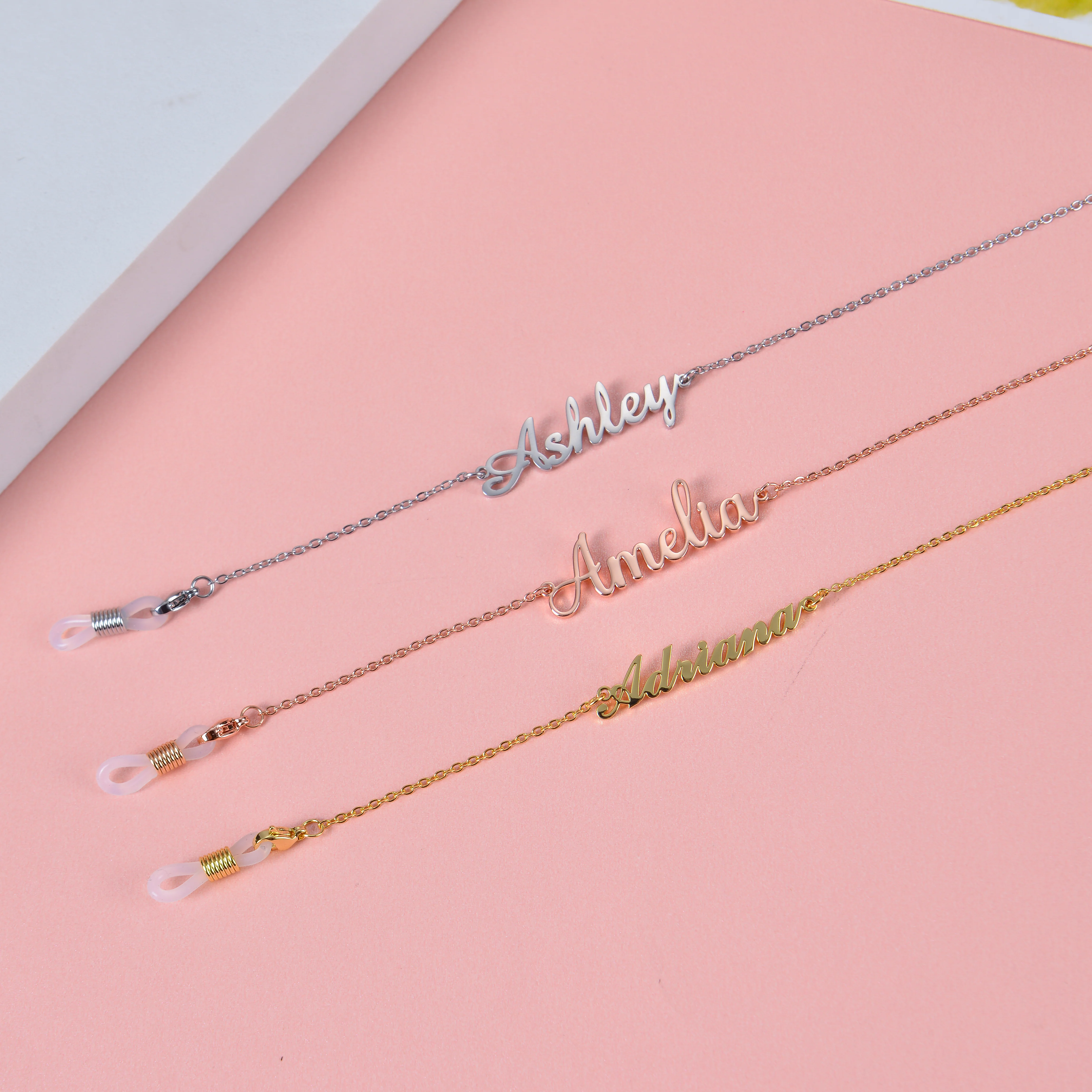 Personalized Glasses Holder Necklace with Custom Name - Image 3