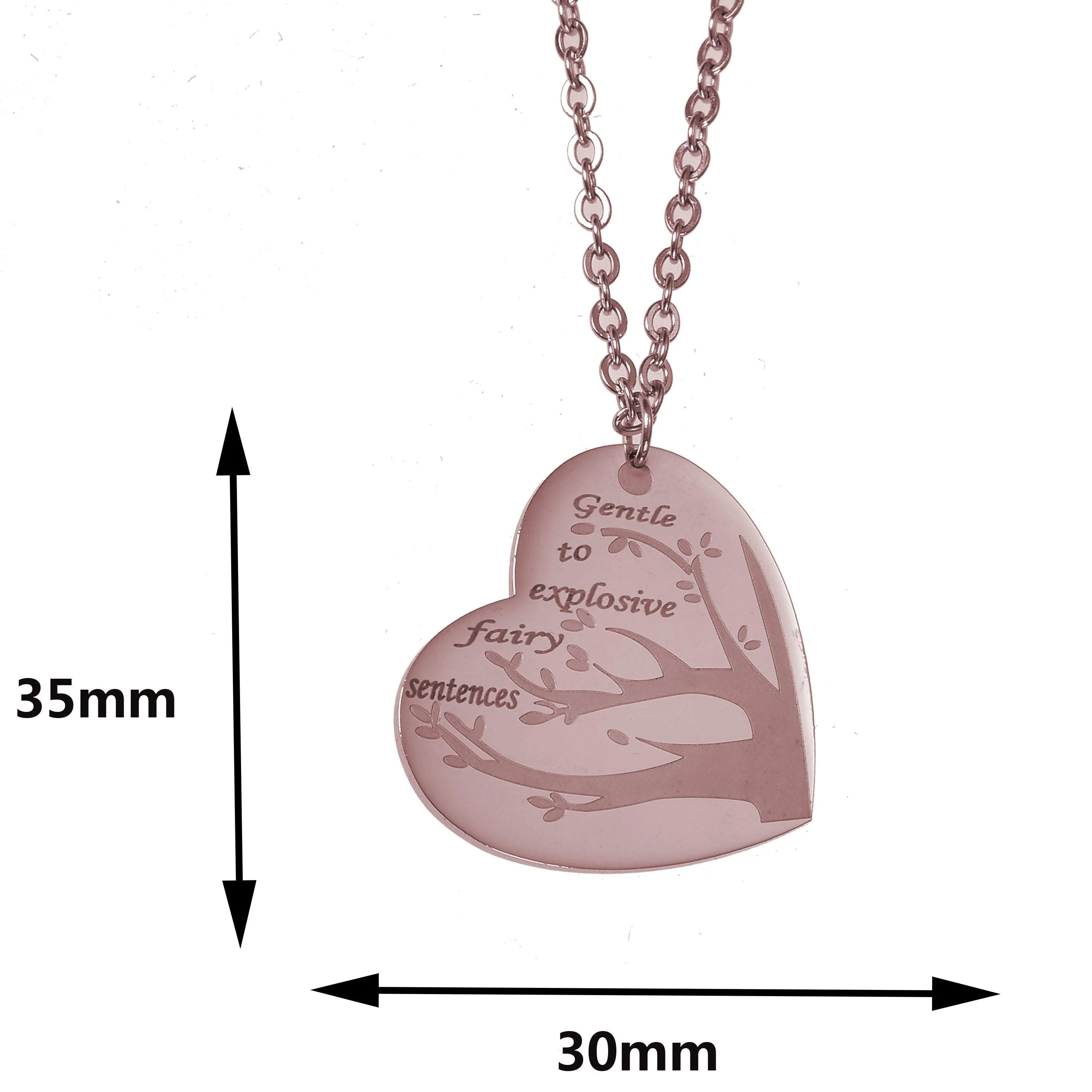 Heart Shaped Family Tree Pendant with Multiple Names - Image 2