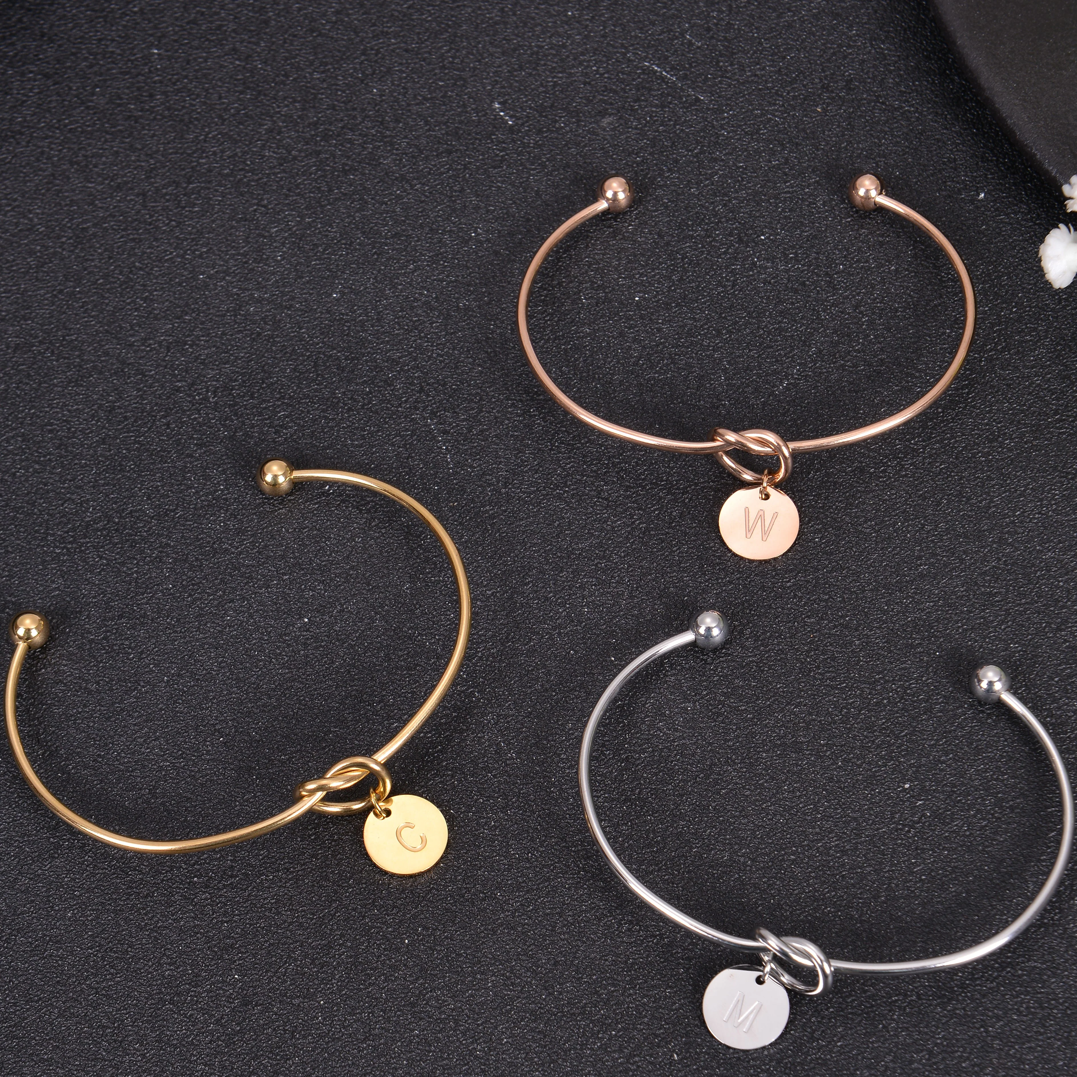 Personalized Infinity Initial Bracelet - Image 4