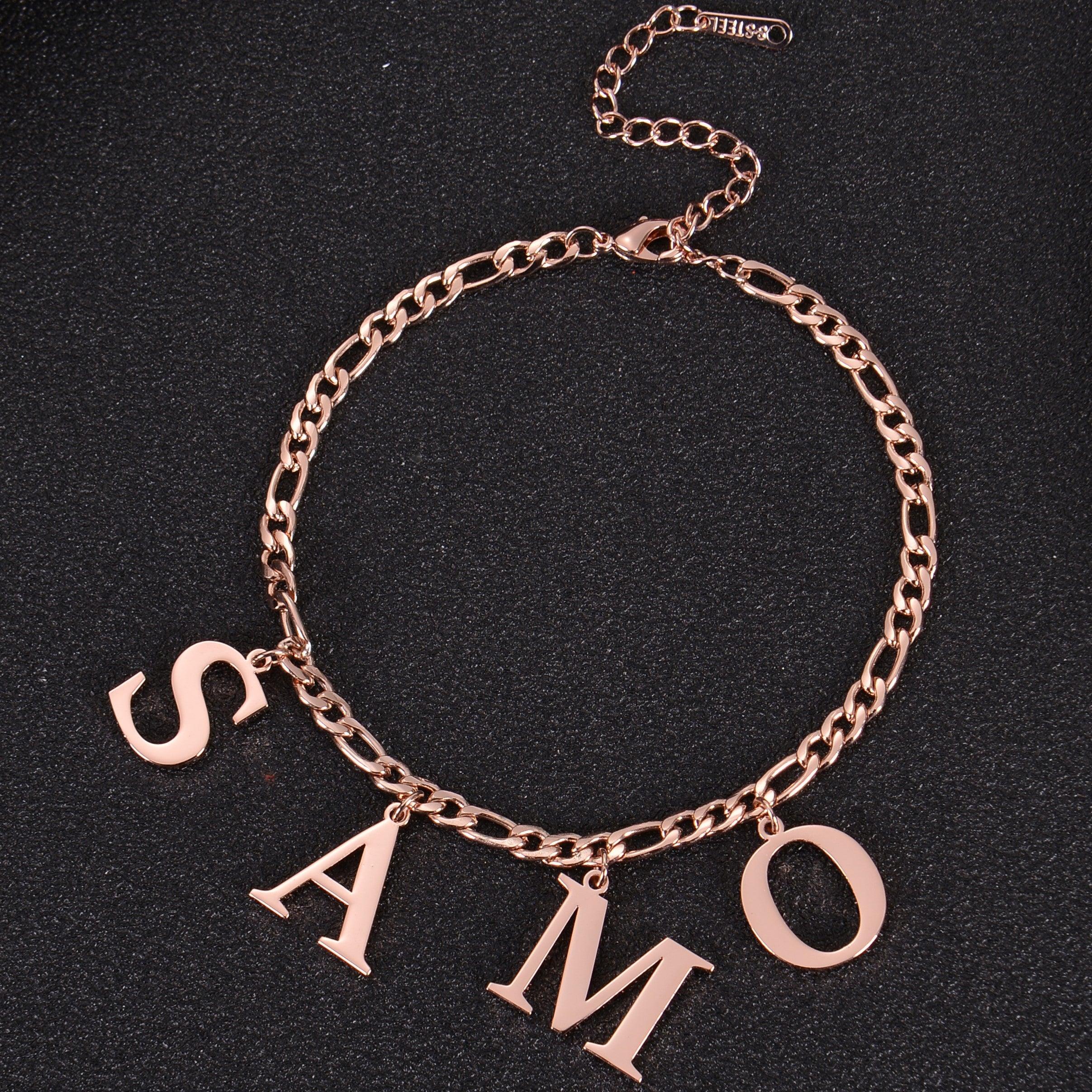 Personalized Letter Name Bracelet - Image 3