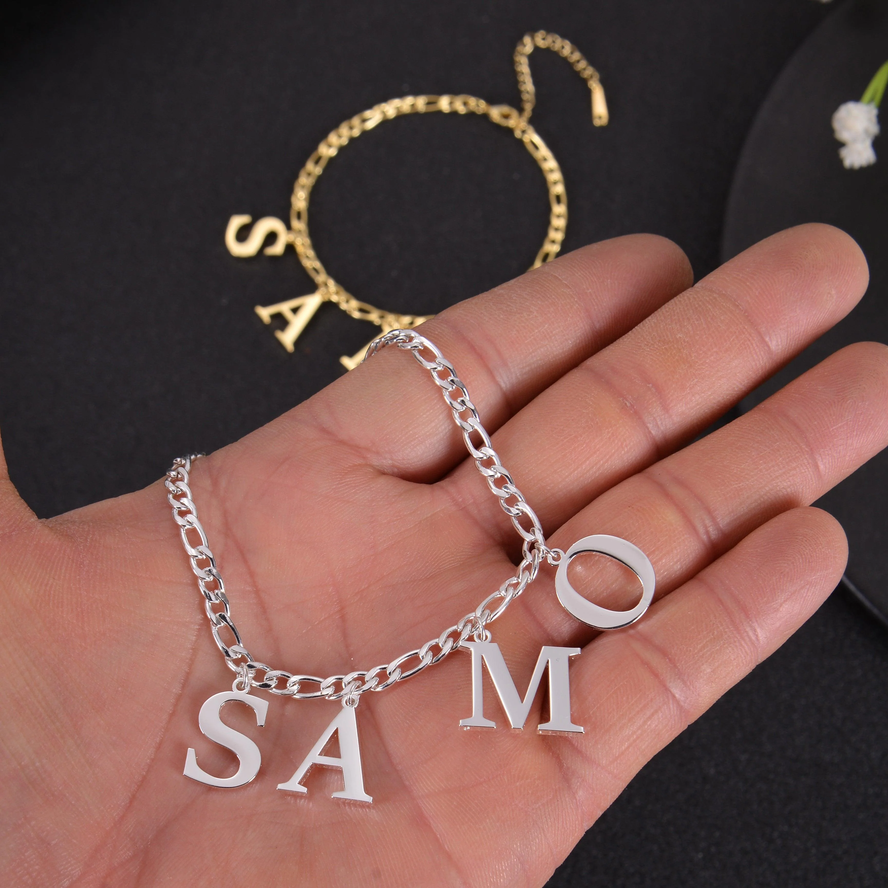 Personalized Letter Name Bracelet - Image 6
