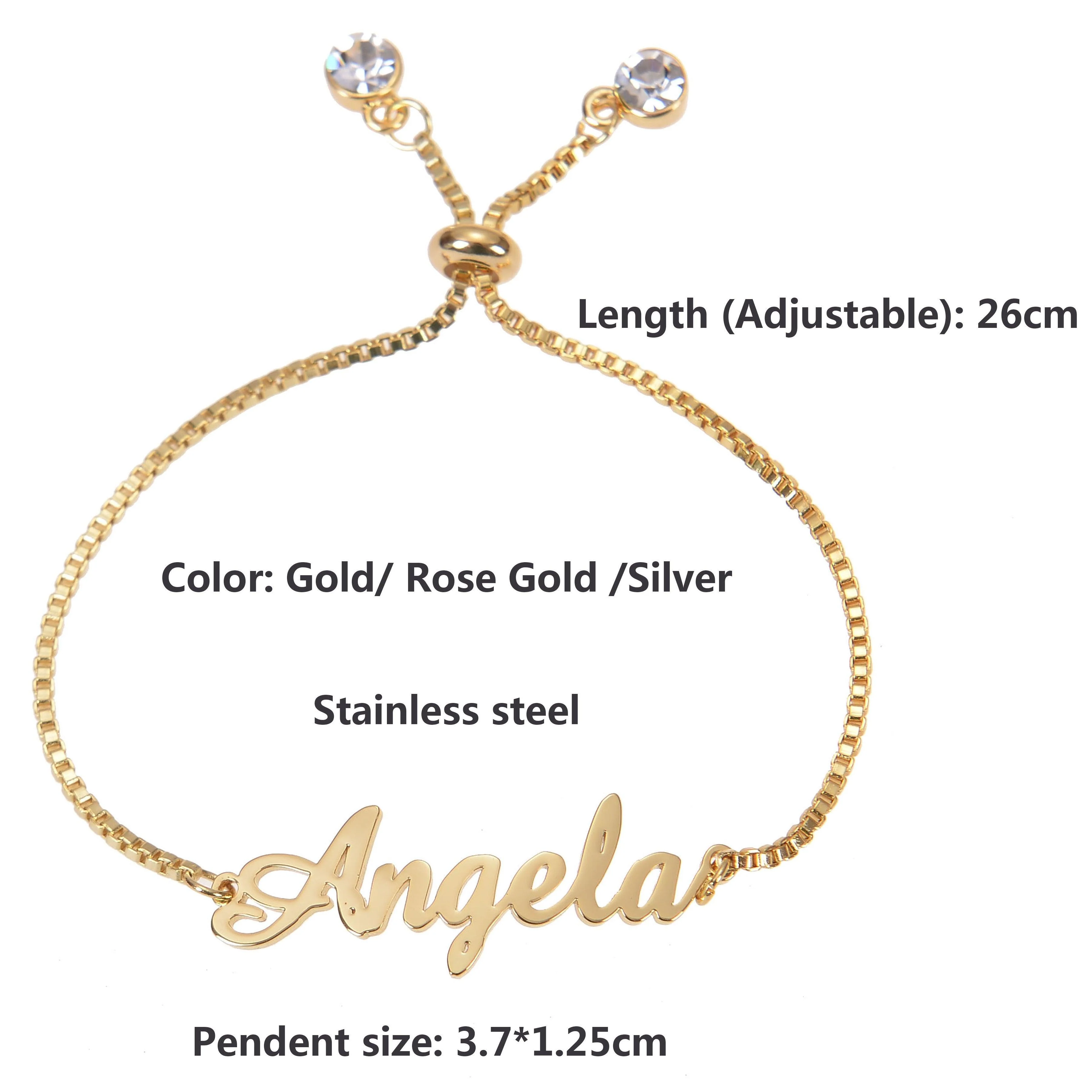 Personalized Name Adjustable Bracelets - Image 2