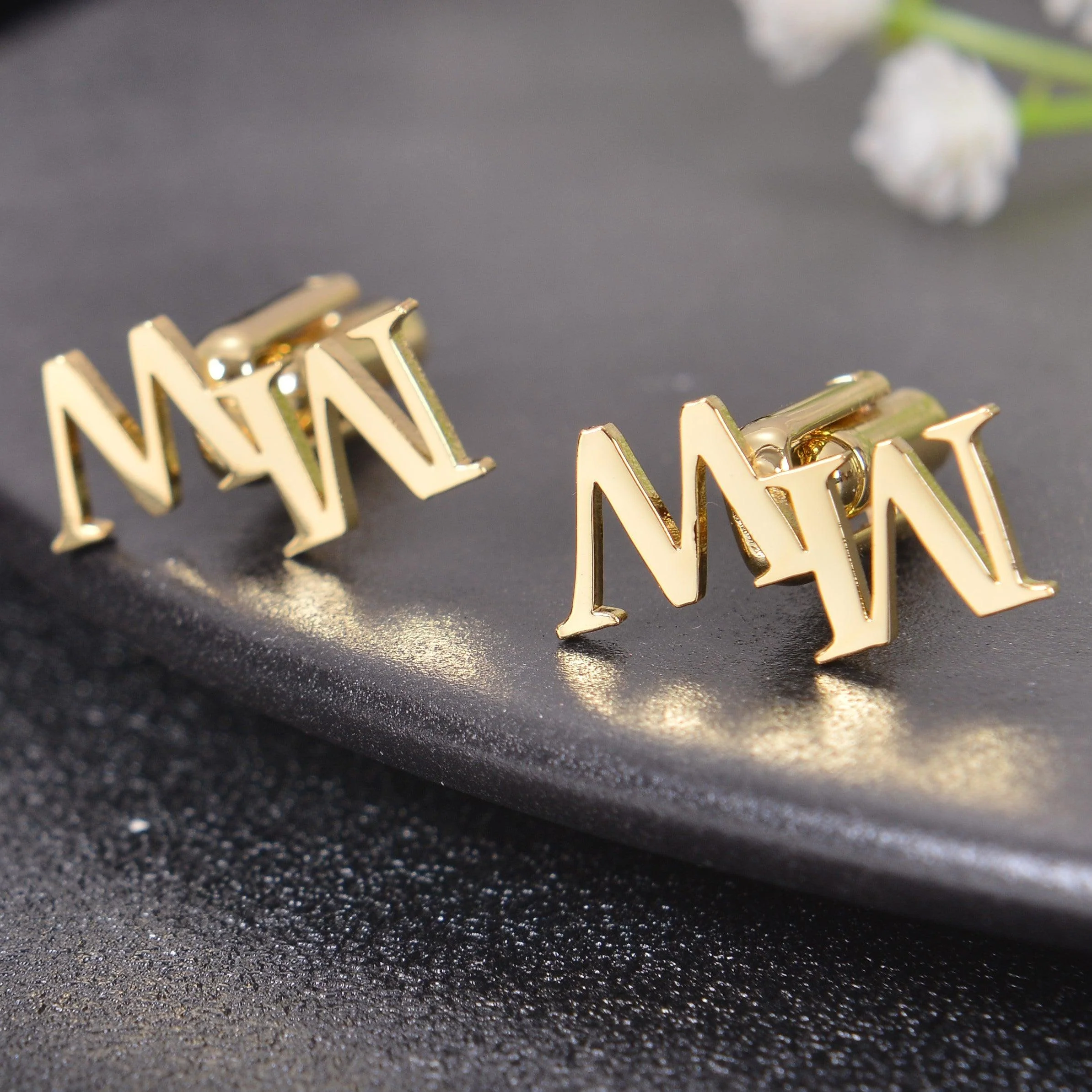 Personalized Initial Cufflink - Image 3