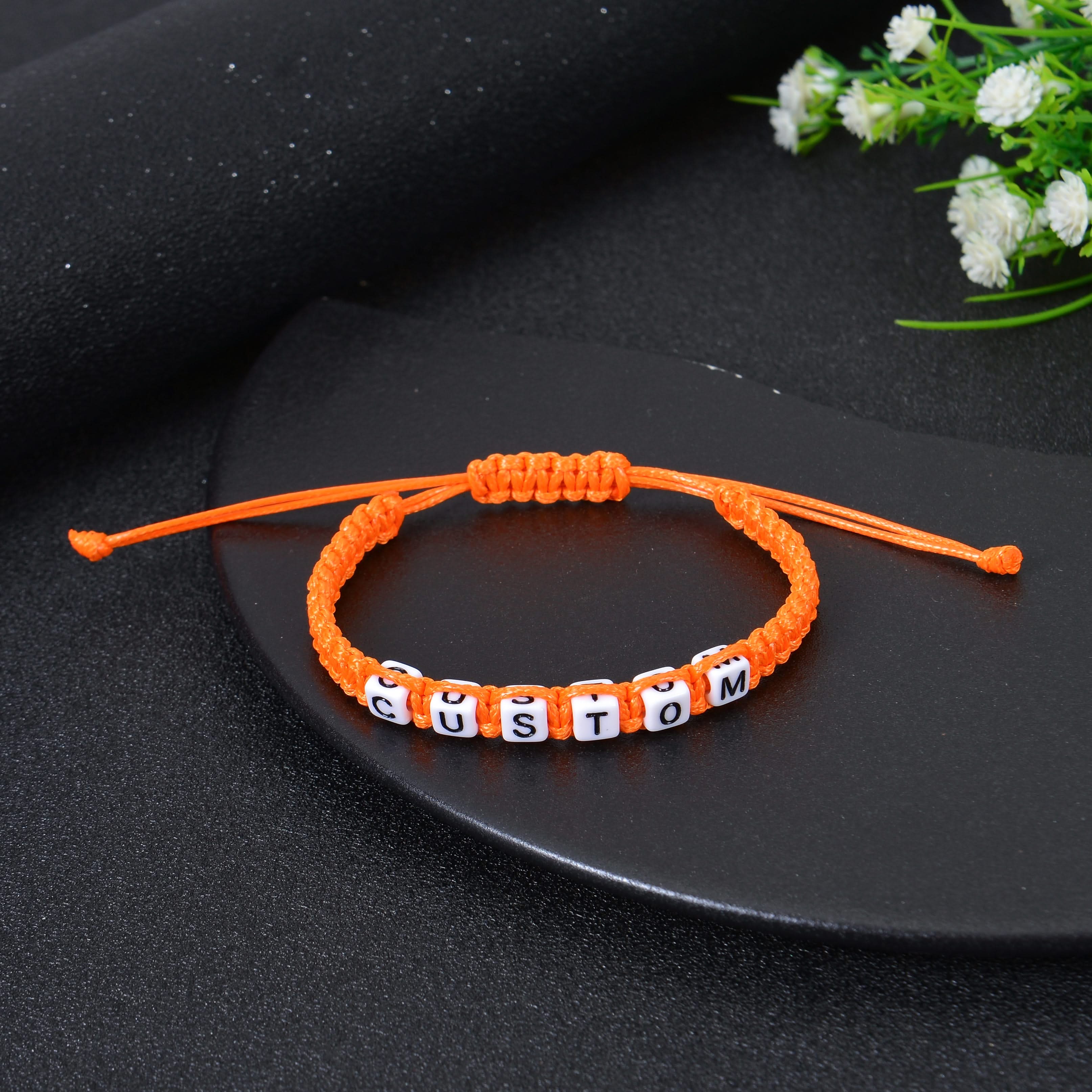 Personalized Name Custom Beaded Bracelet - Image 4