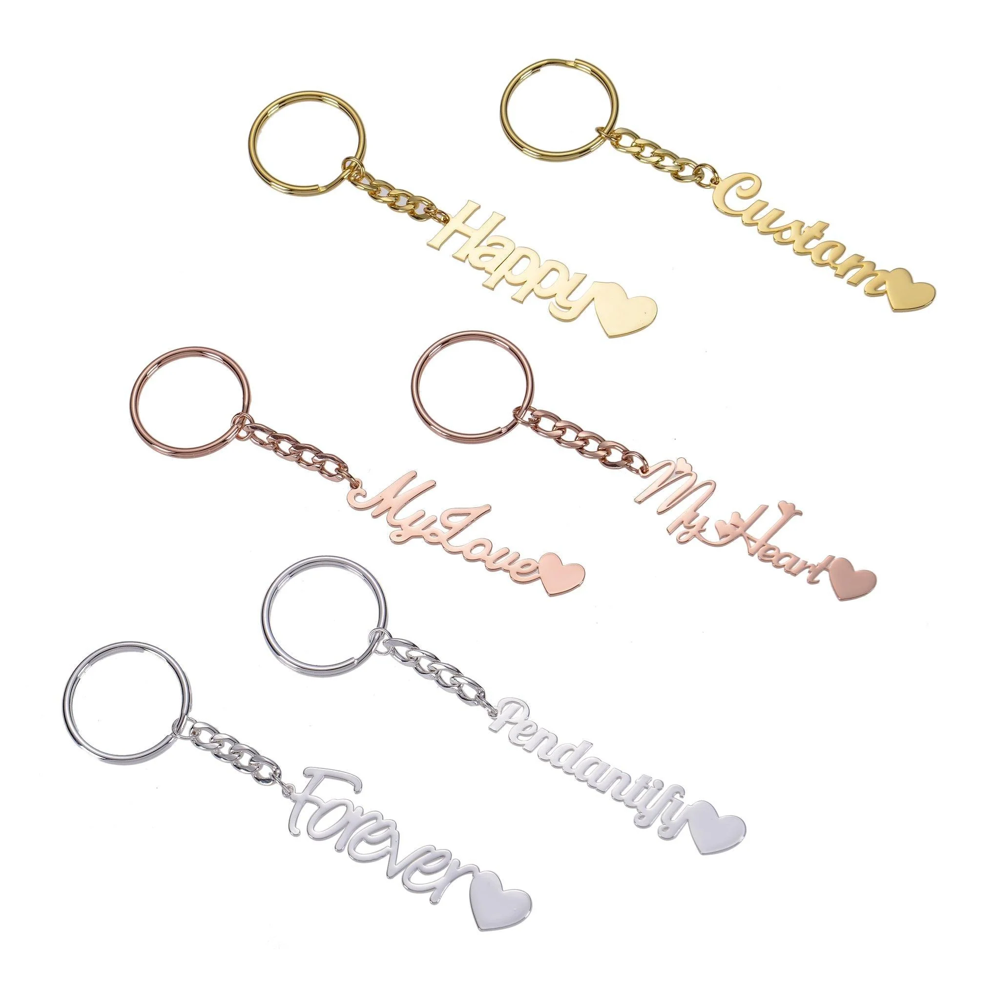 Personalized Name Keychain In Multiple Fonts - Image 3