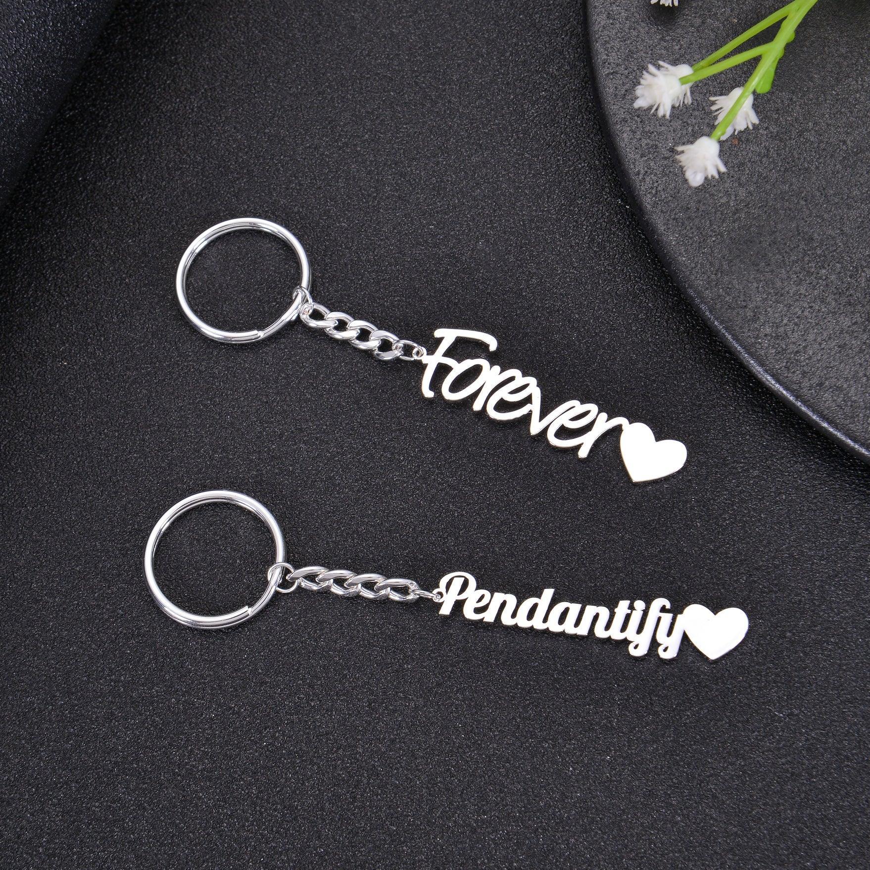 Personalized Name Keychain In Multiple Fonts - Image 4