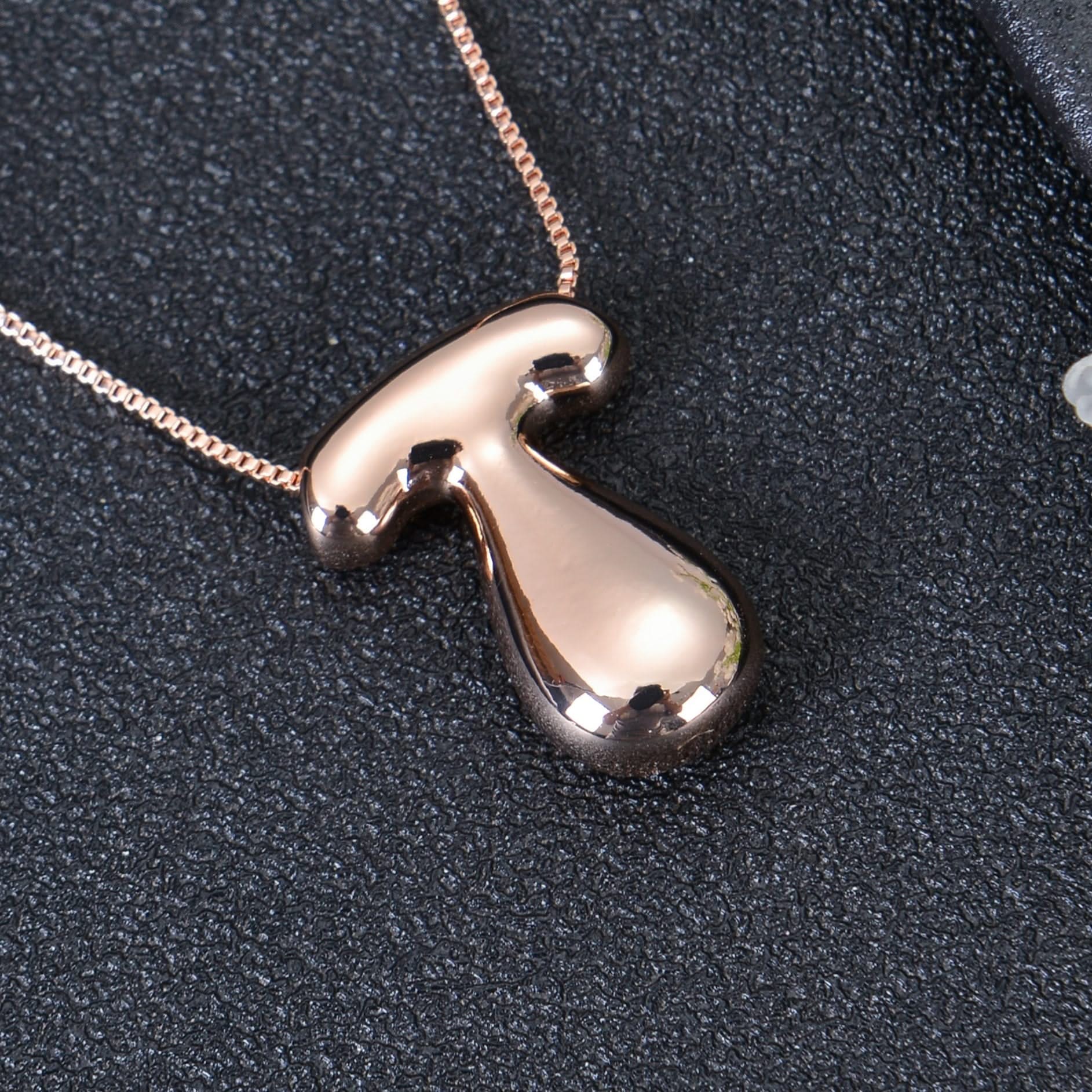 Personalized Unique Bold Initial Necklace - Image 6