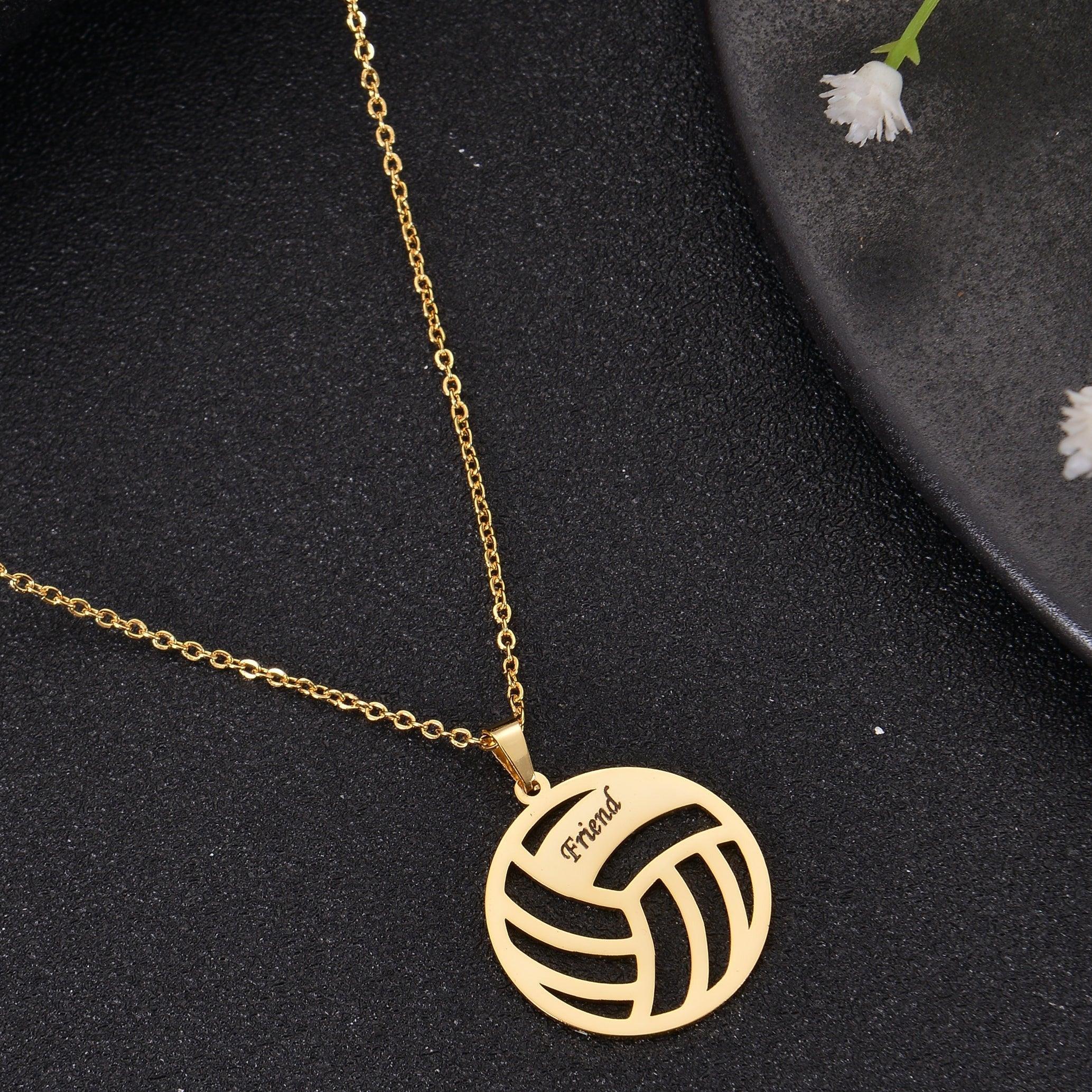 Personalized Volleyball Name Necklace - Image 6